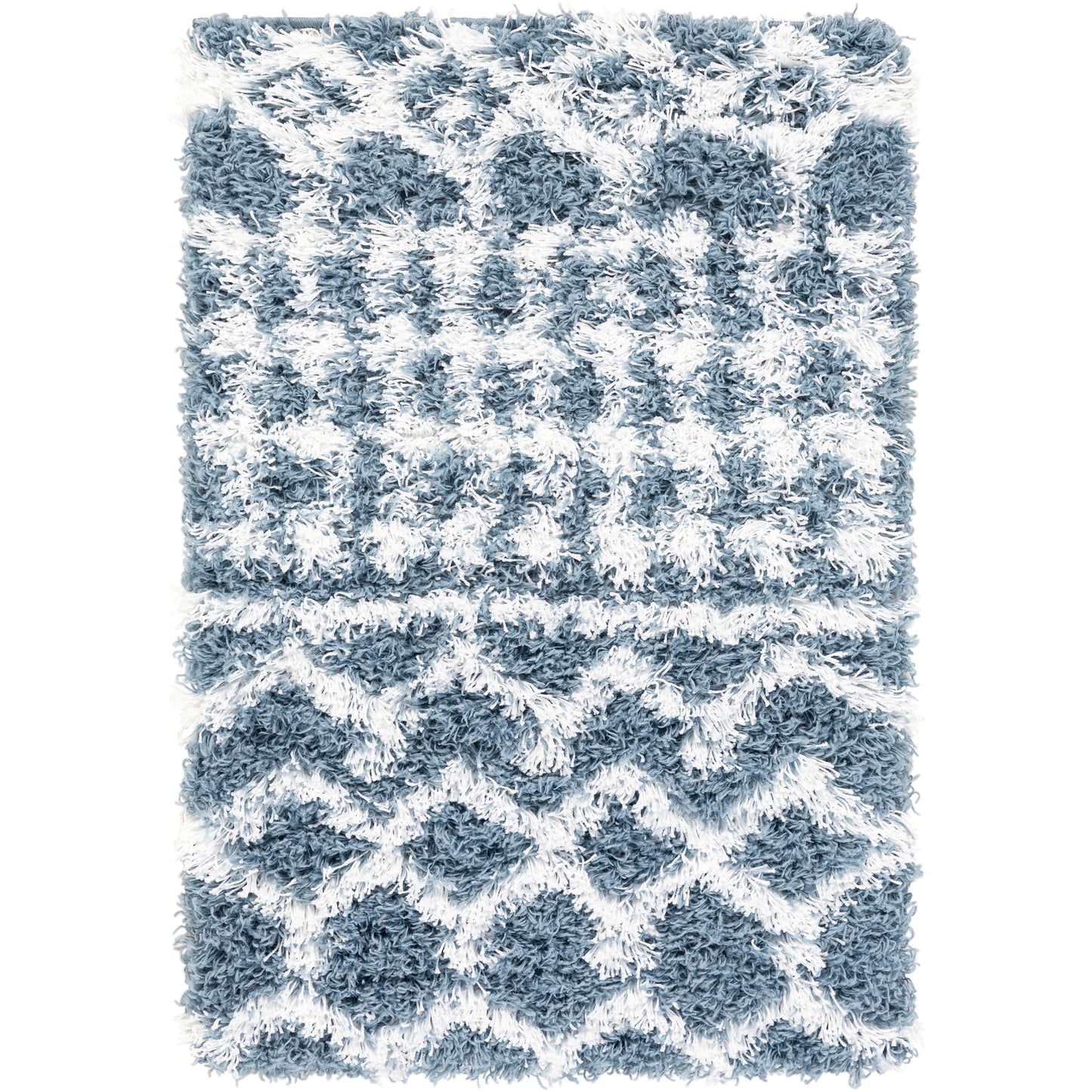 Tapis à poils longs géométrique marocain Newton de Livabliss