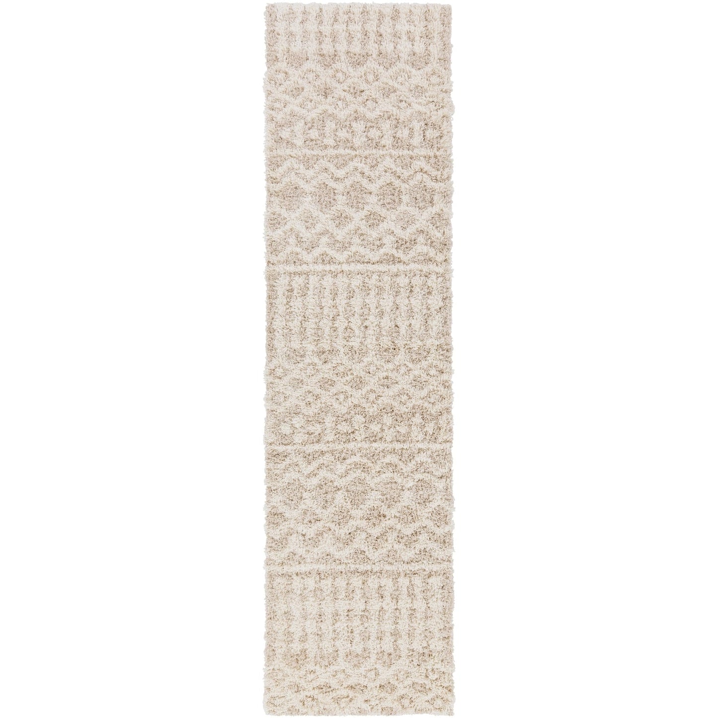 Tapis à poils longs géométrique marocain Newton de Livabliss