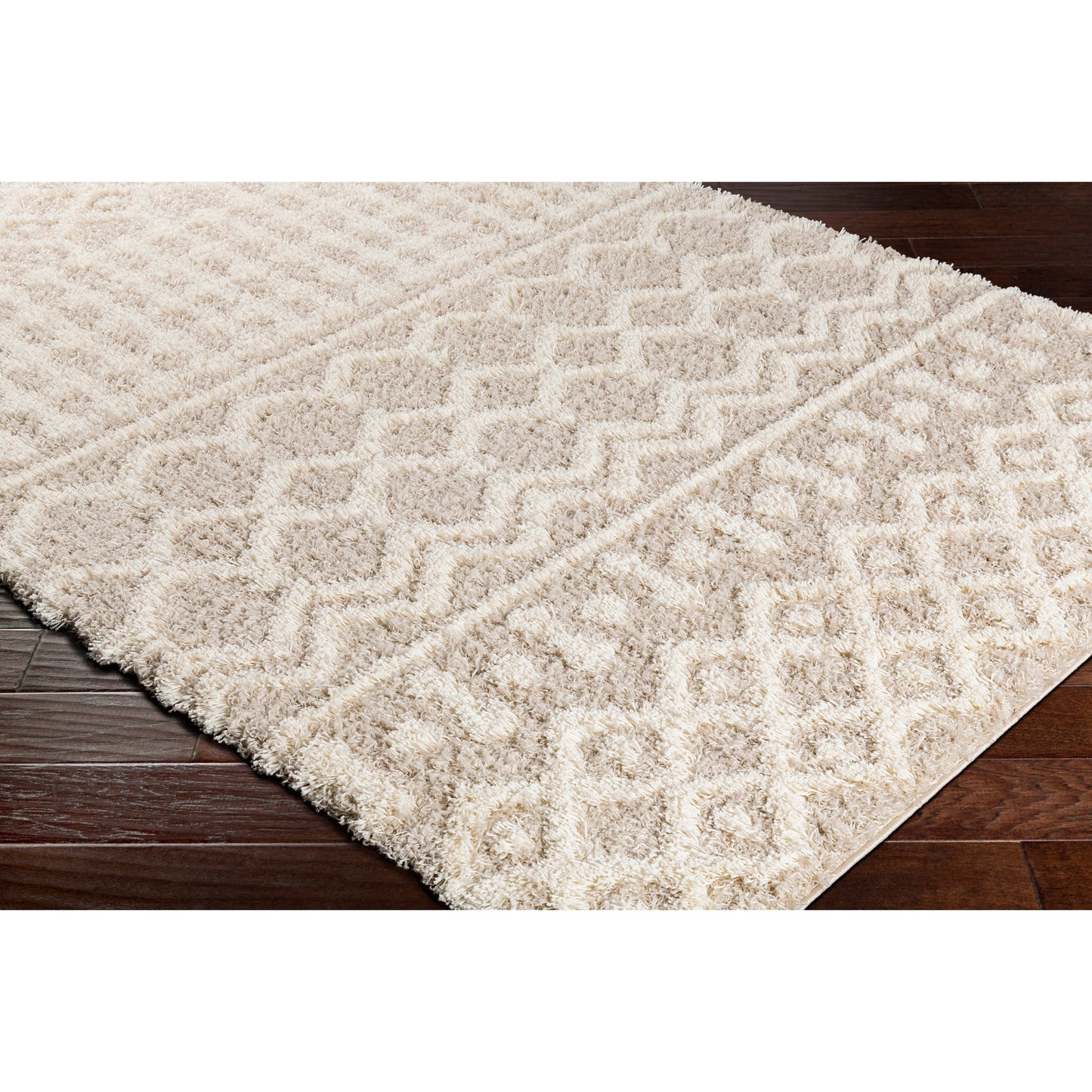 Tapis à poils longs géométrique marocain Newton de Livabliss