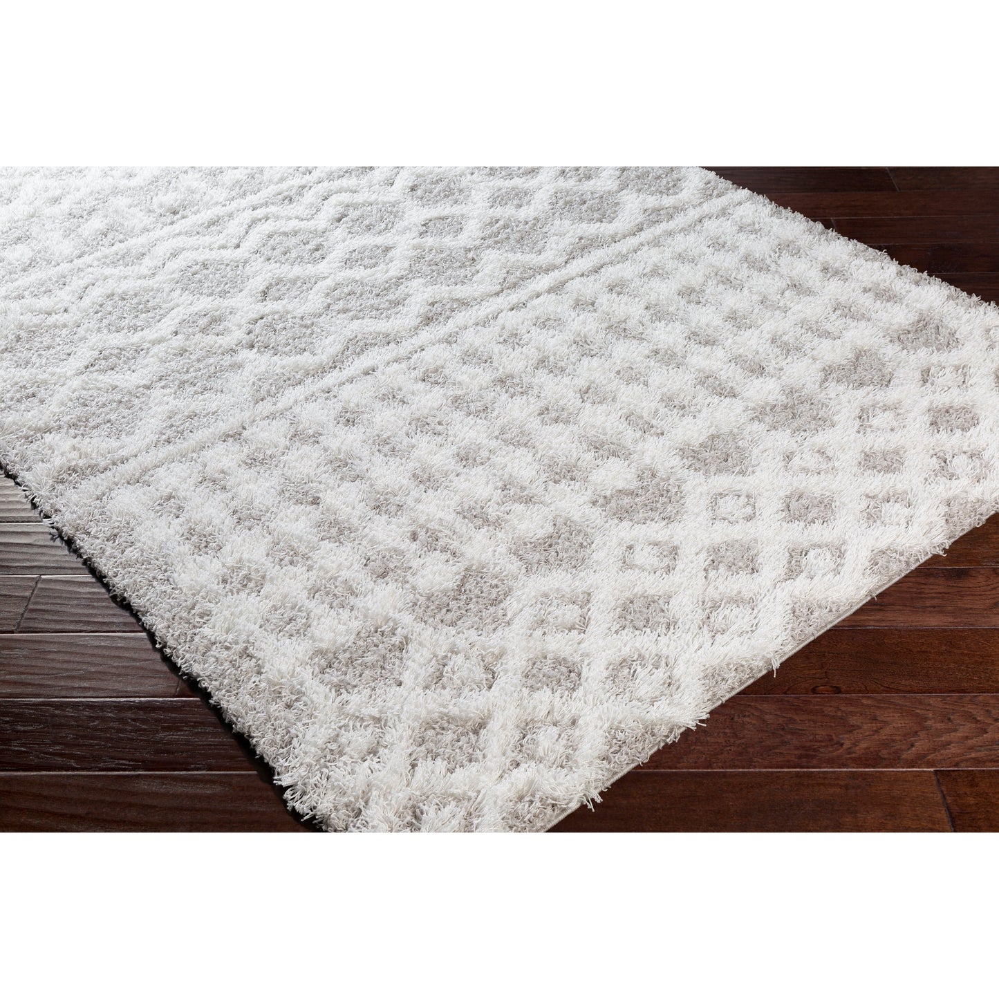 Tapis à poils longs géométrique marocain Newton de Livabliss