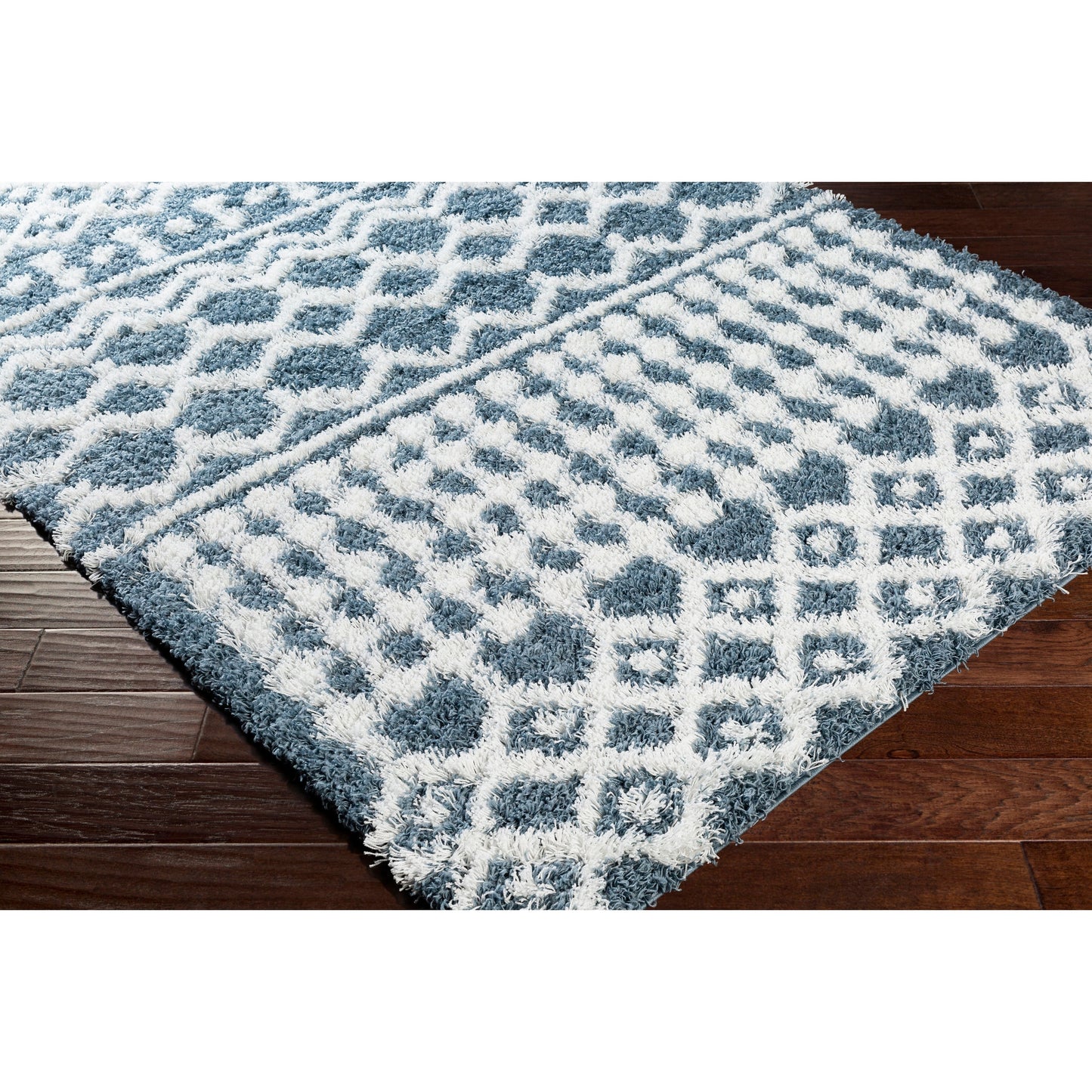 Tapis à poils longs géométrique marocain Newton de Livabliss