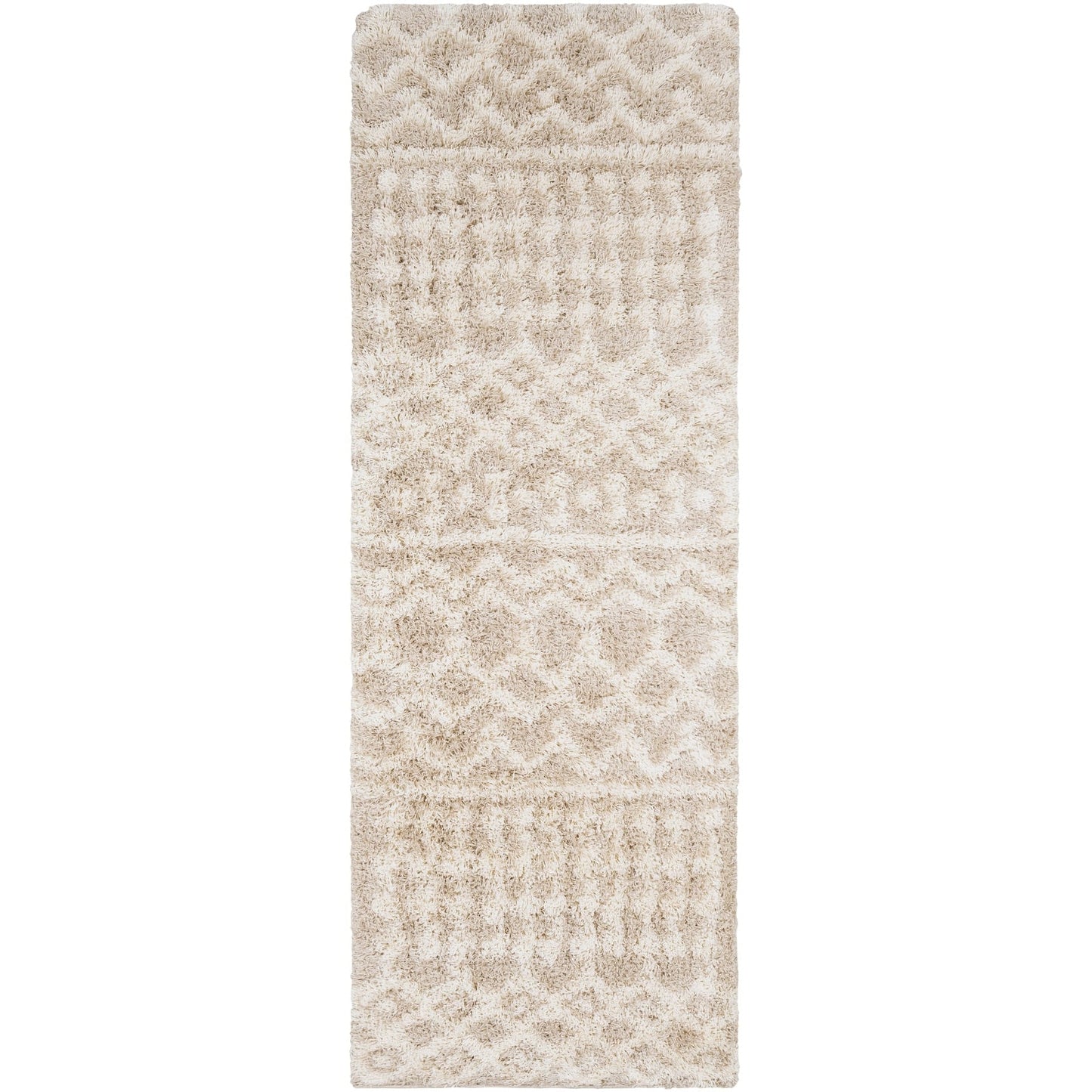Tapis à poils longs géométrique marocain Newton de Livabliss