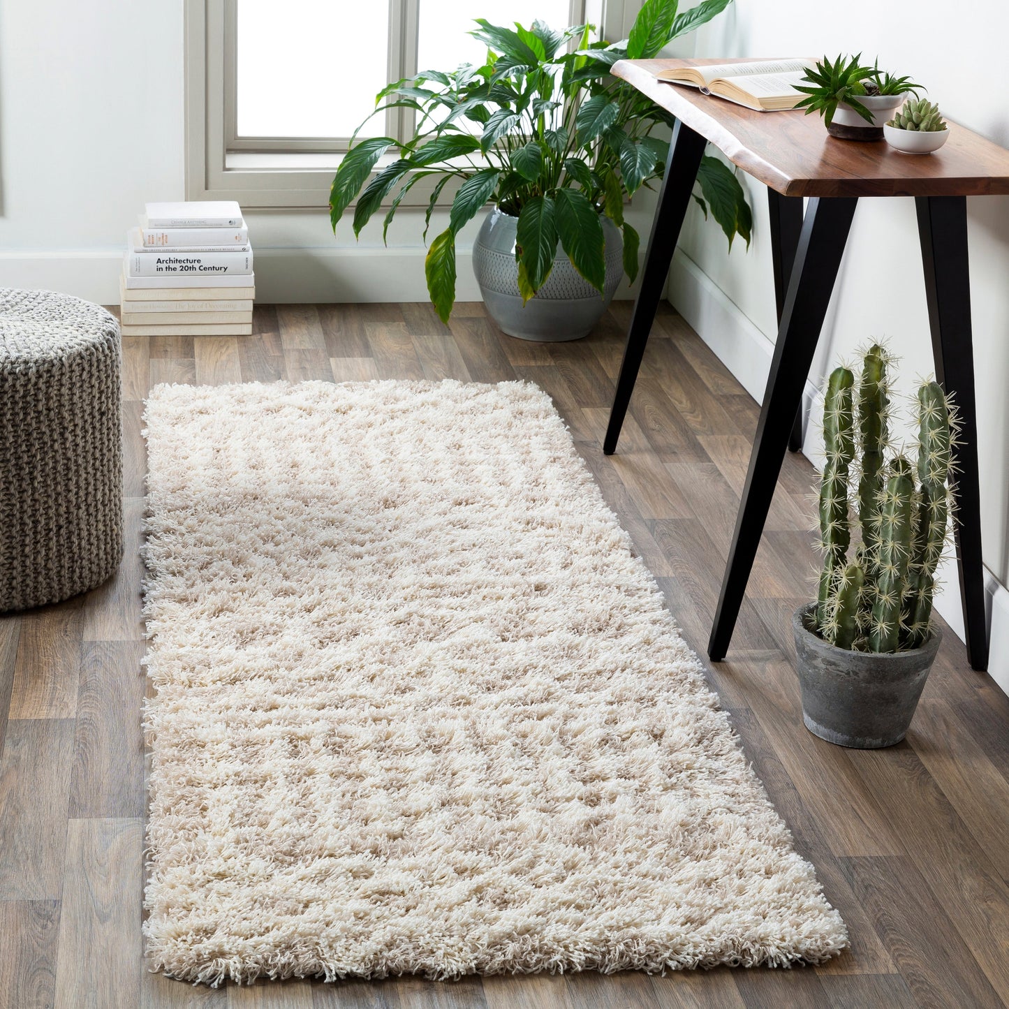 Tapis à poils longs géométrique marocain Newton de Livabliss