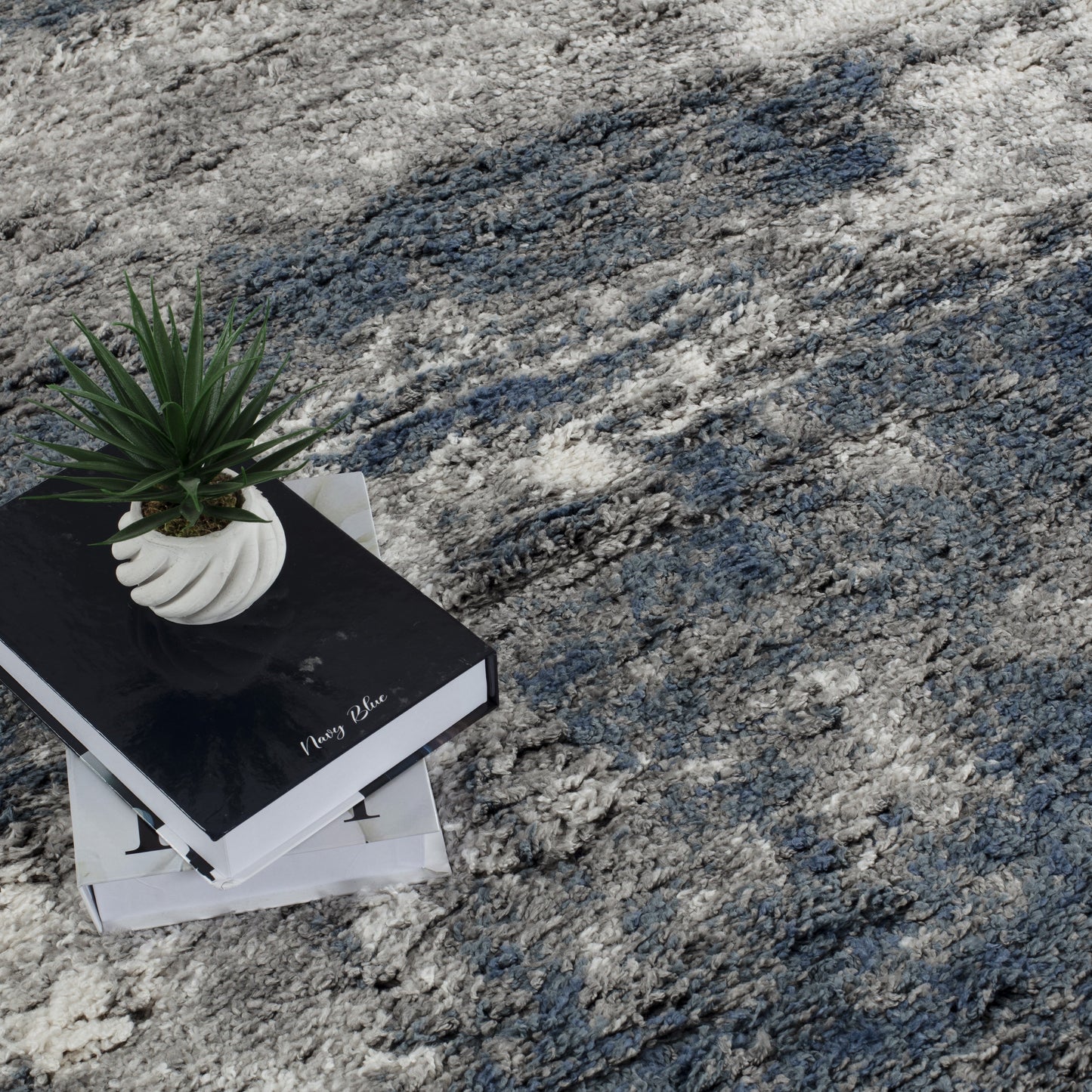 Noori Rug Lux Madison Tapis à poils longs abstrait 5,1 cm