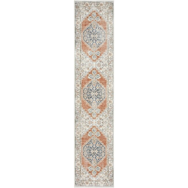 Tapis persan vieilli Nourison Abby lavable en machine pour l'intérieur uniquement