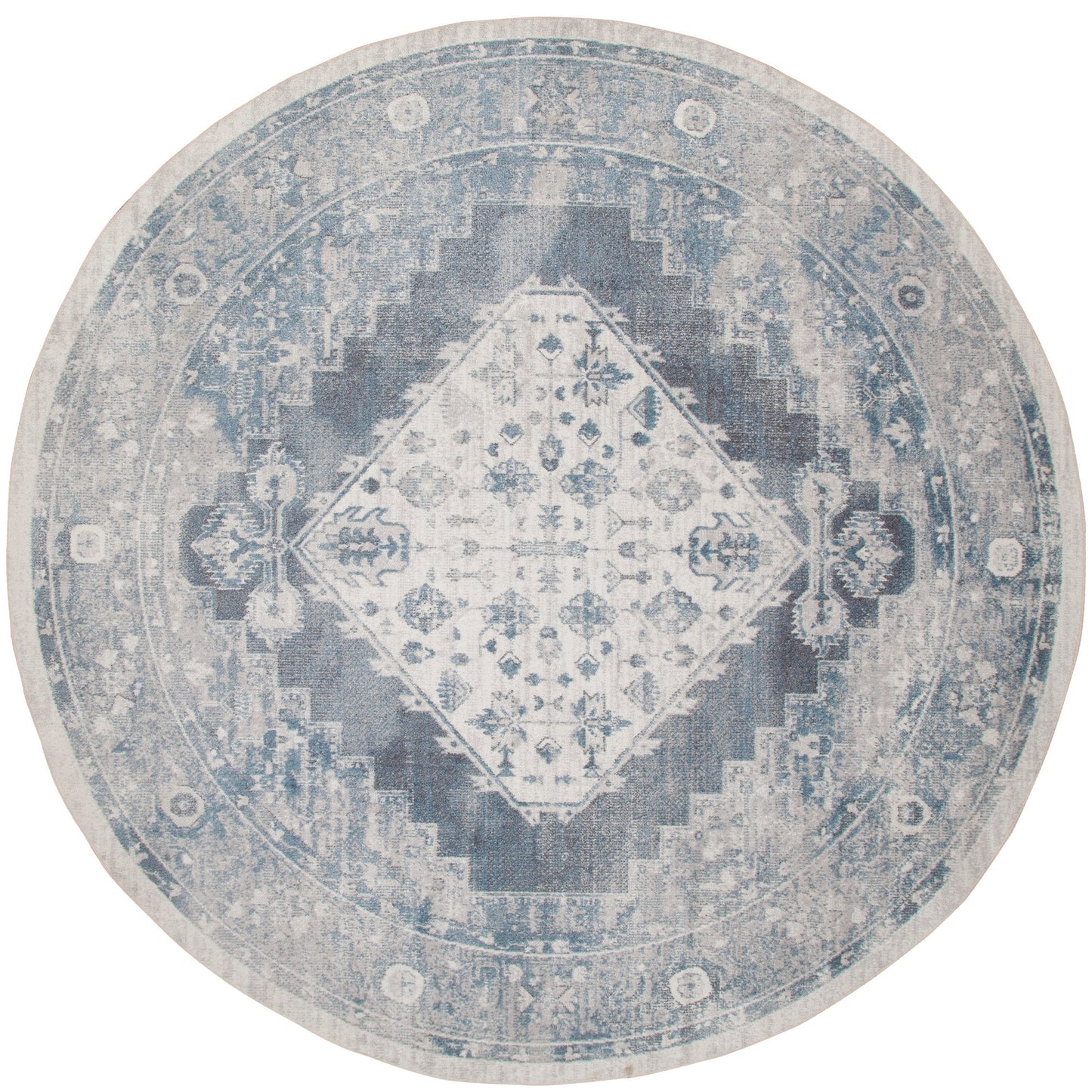 Tapis persan vieilli Nourison Abby lavable en machine pour l'intérieur uniquement