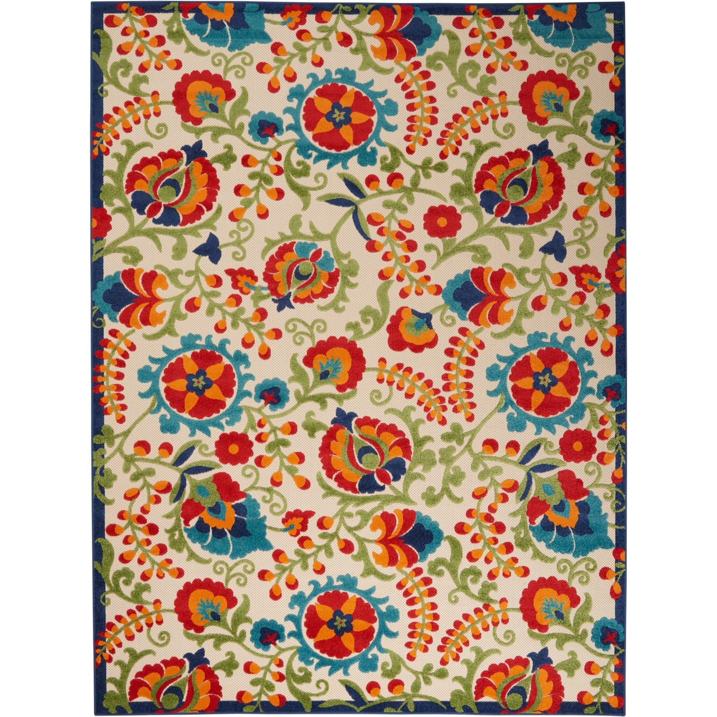 Tapis floral d'intérieur/extérieur Nourison Alice