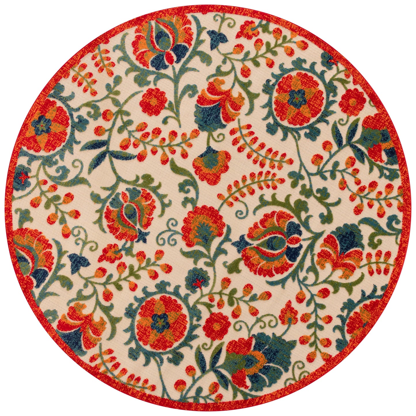 Tapis floral d'intérieur/extérieur Nourison Alice