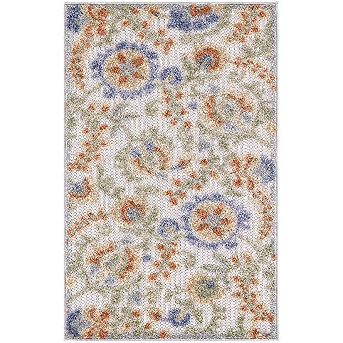Tapis floral d'intérieur/extérieur Nourison Alice