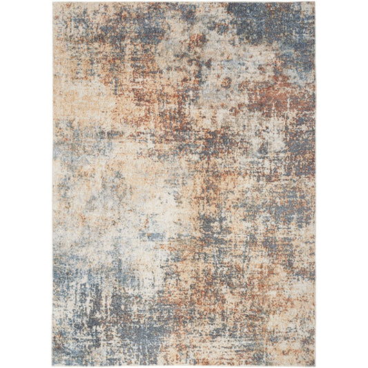 Tapis abstrait lavable en machine Nourison Astra