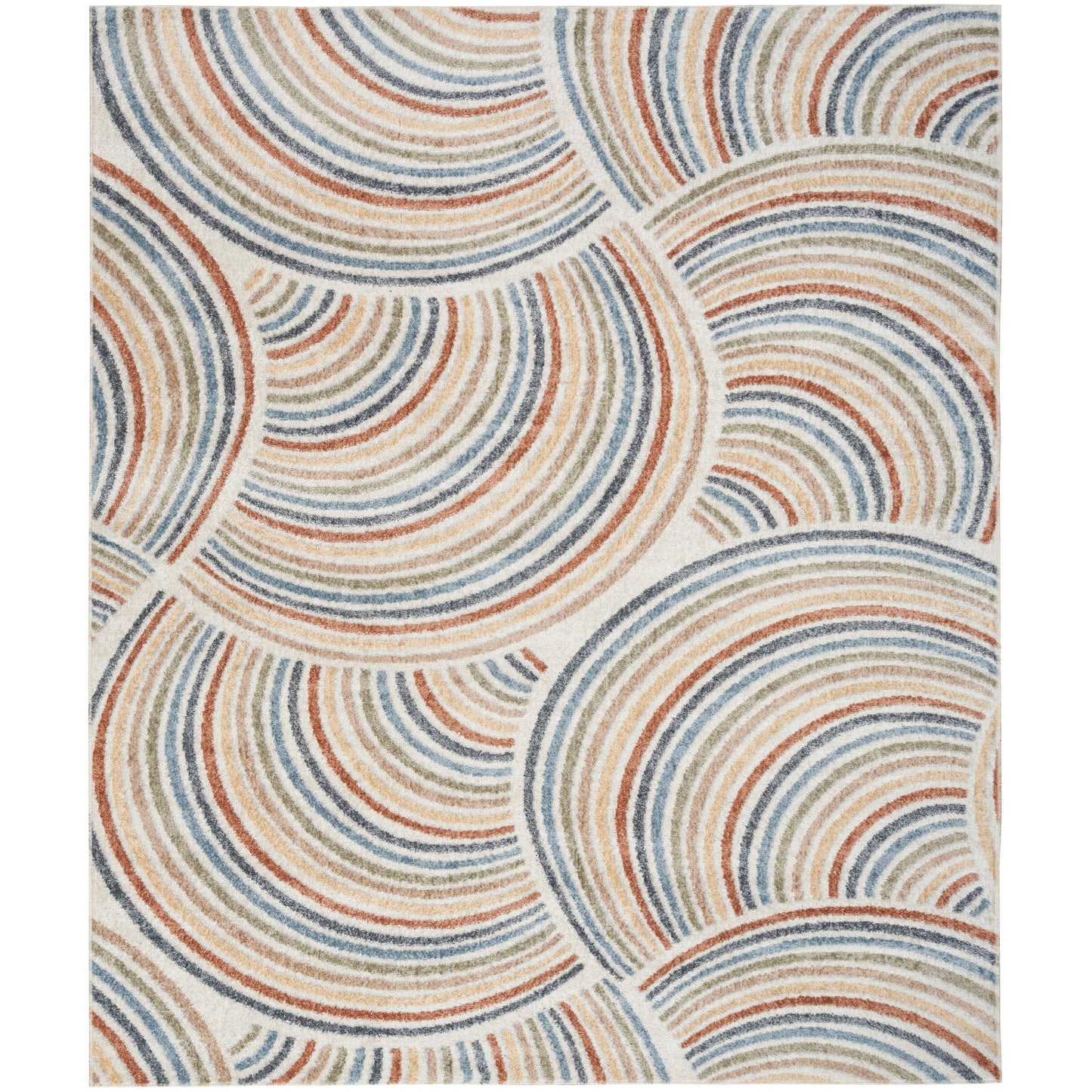 Tapis Nourison Astra lavable en machine avec motif intégral