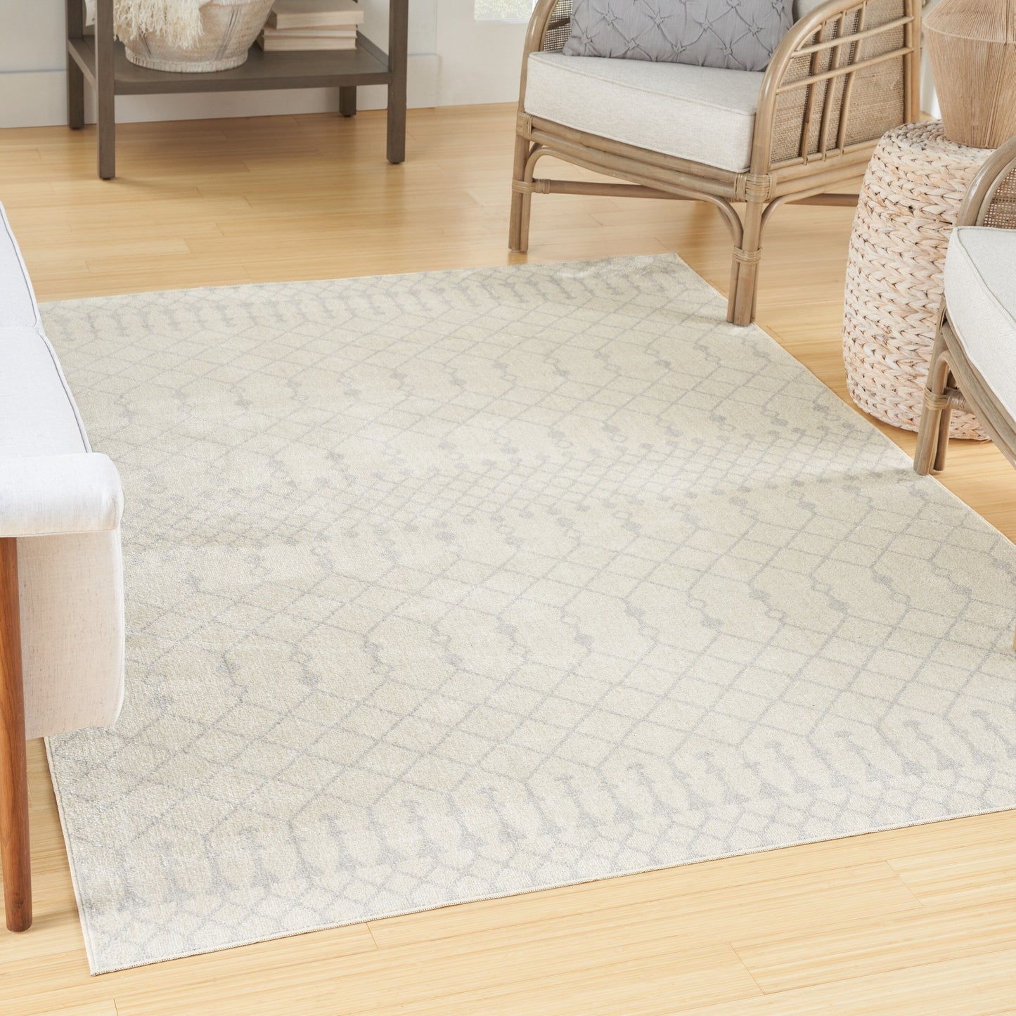 Tapis marocain lavable en machine Nourison Astra