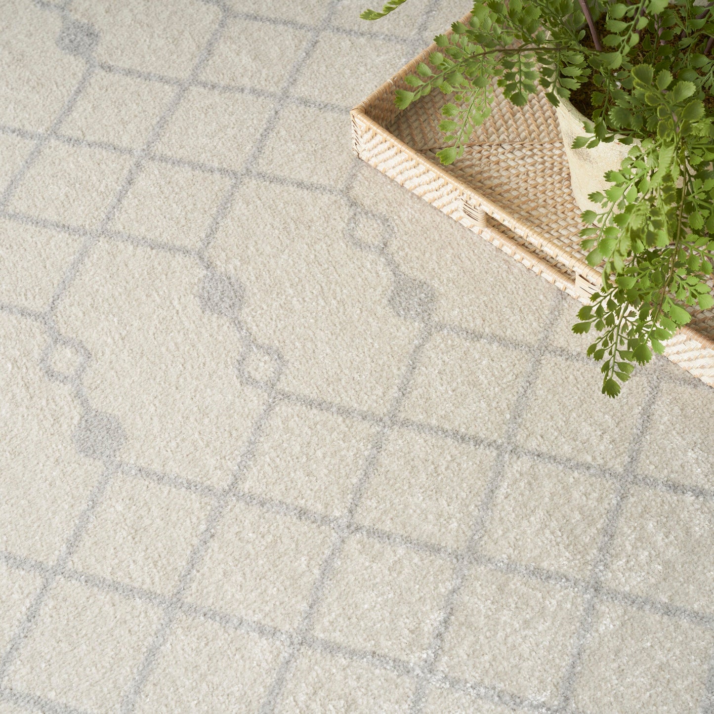 Tapis marocain lavable en machine Nourison Astra