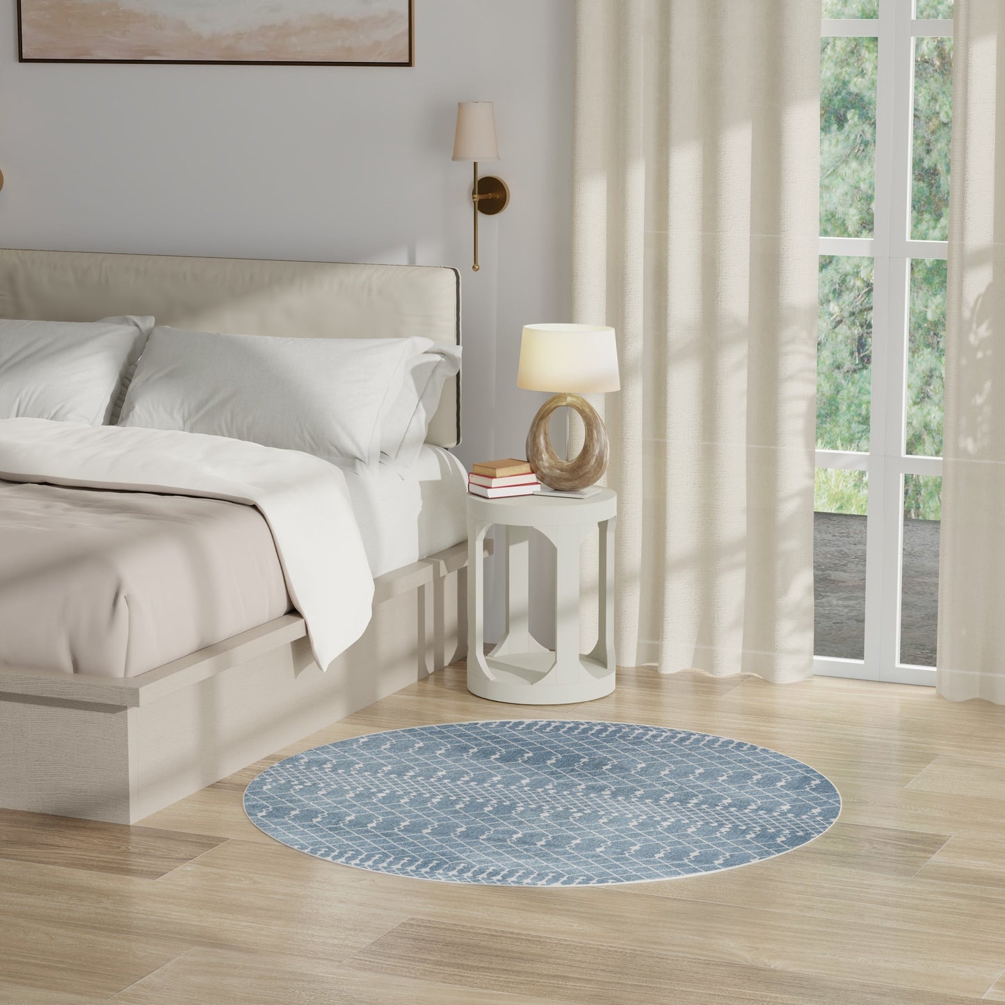 Tapis marocain lavable en machine Nourison Astra