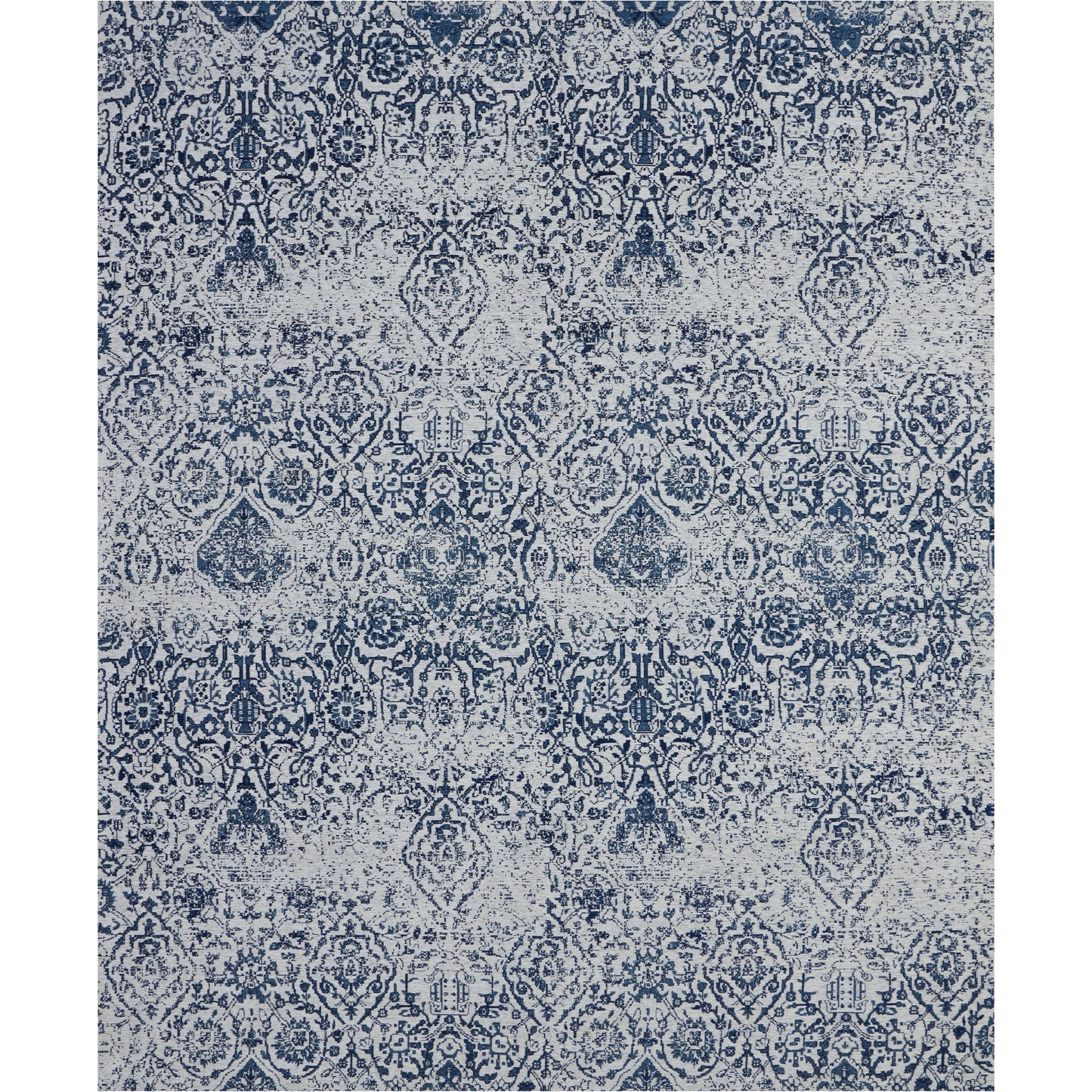 Tapis contemporain Nourison Damask vieilli