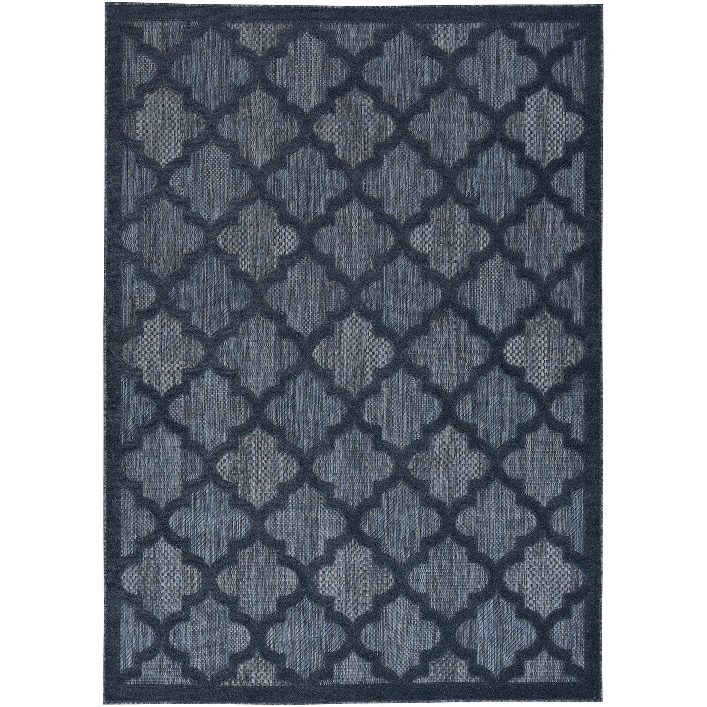 Tapis marocain en treillis Nourison, facile d'entretien, pour intérieur et extérieur