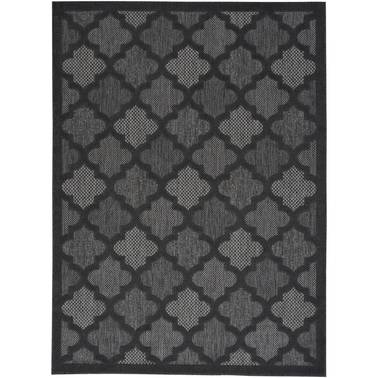 Tapis marocain en treillis Nourison, facile d'entretien, pour intérieur et extérieur