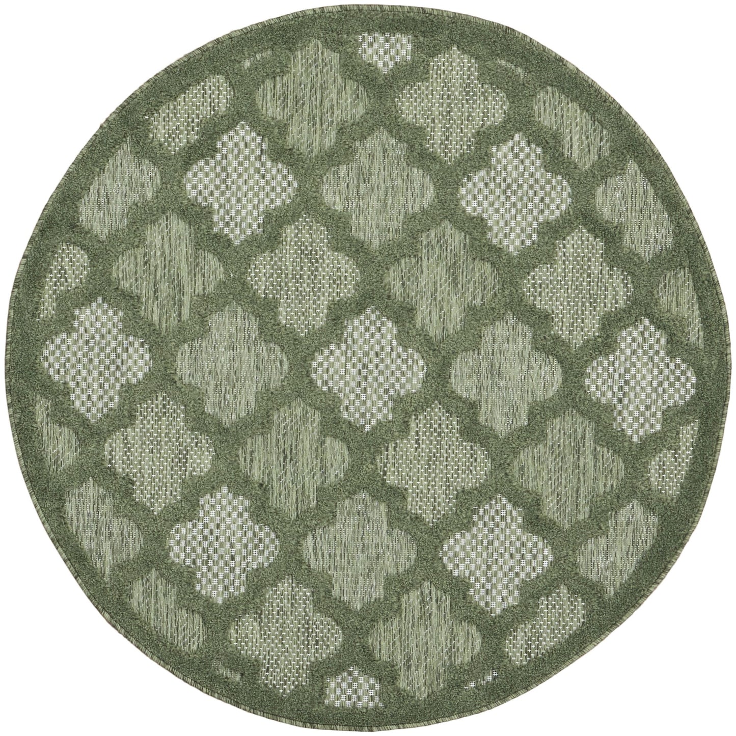 Tapis marocain en treillis Nourison, facile d'entretien, pour intérieur et extérieur