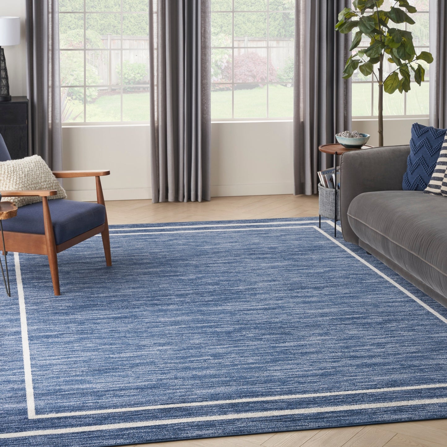 Tapis uni d'intérieur/extérieur Nourison Essentials
