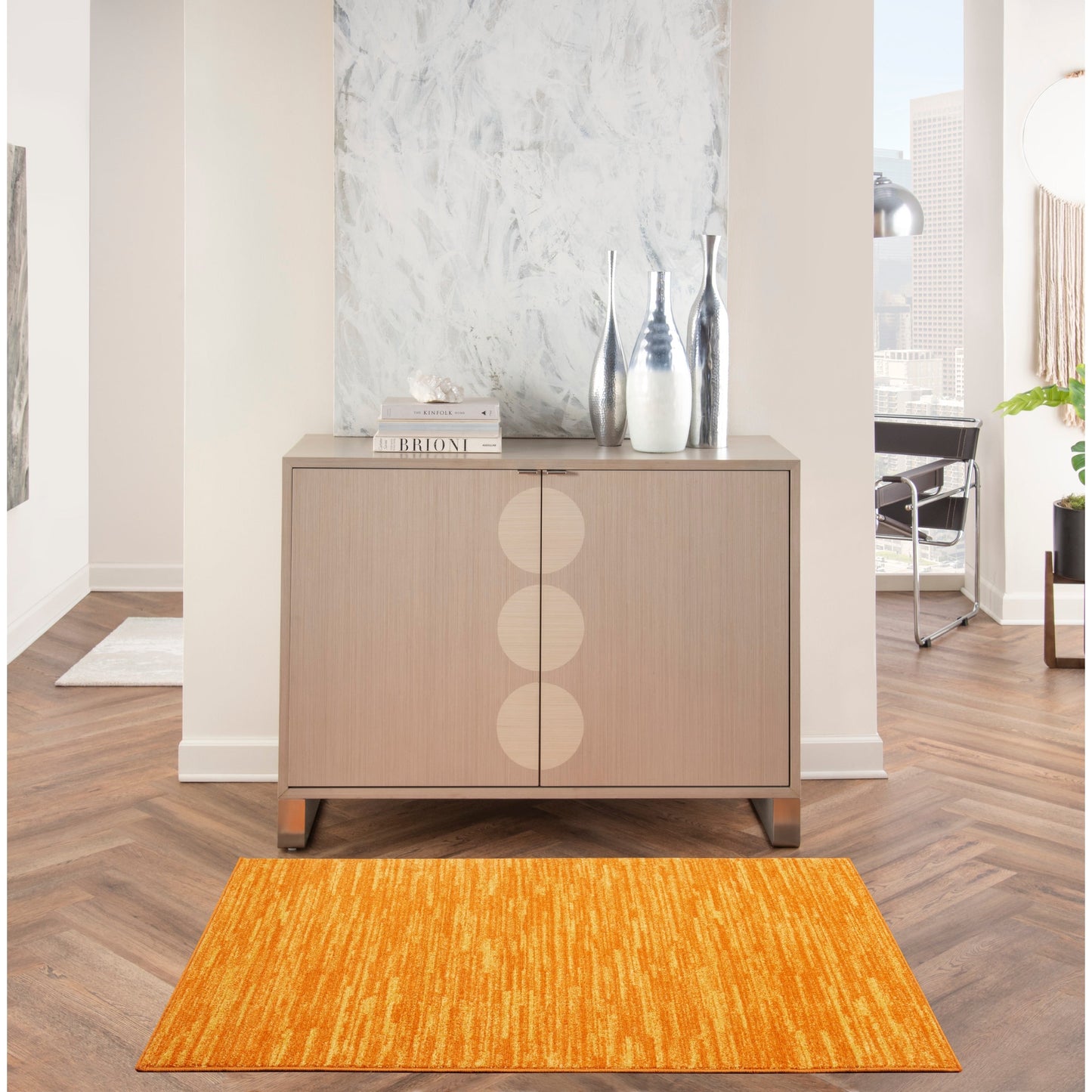 Tapis contemporain d'intérieur/extérieur Nourison Essentials