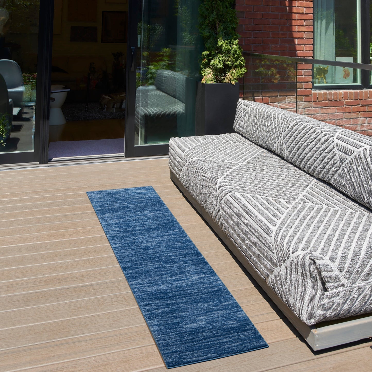 Tapis contemporain d'intérieur/extérieur Nourison Essentials