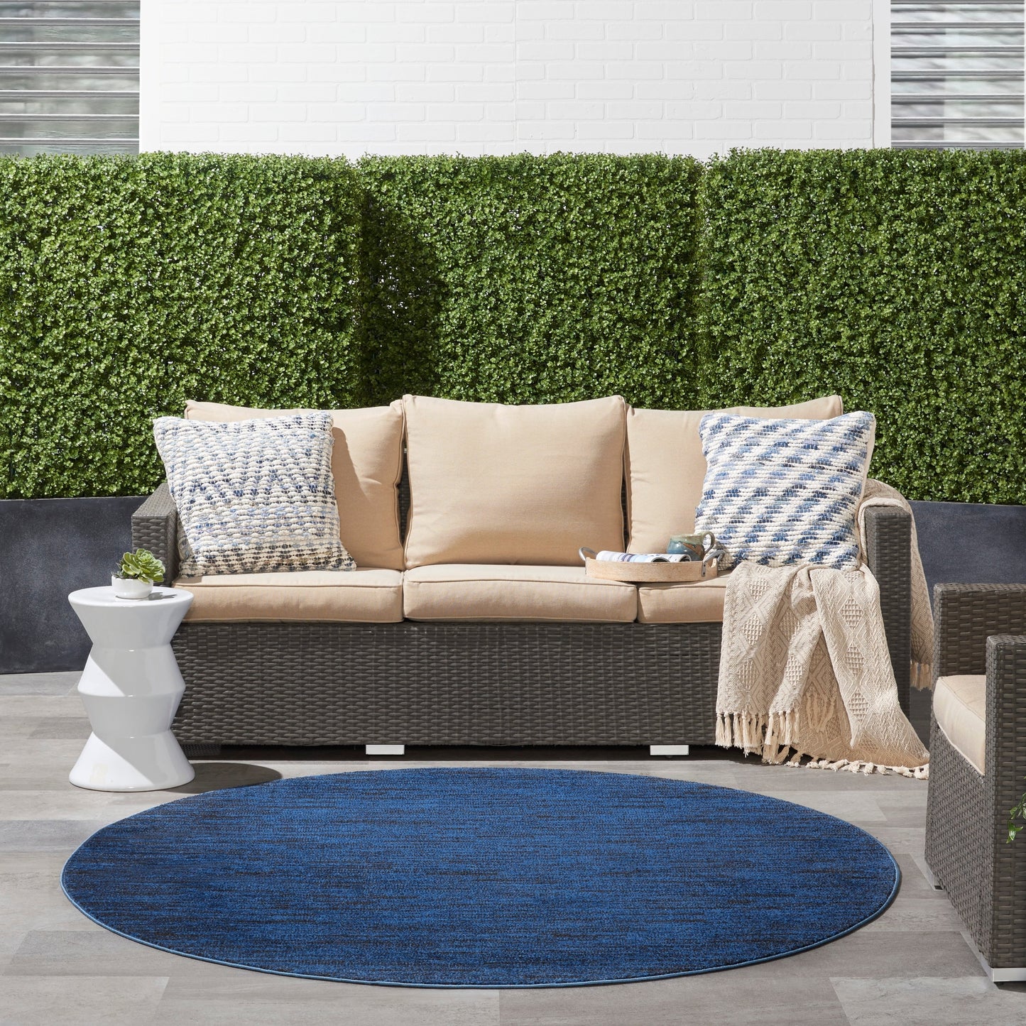 Tapis contemporain d'intérieur/extérieur Nourison Essentials