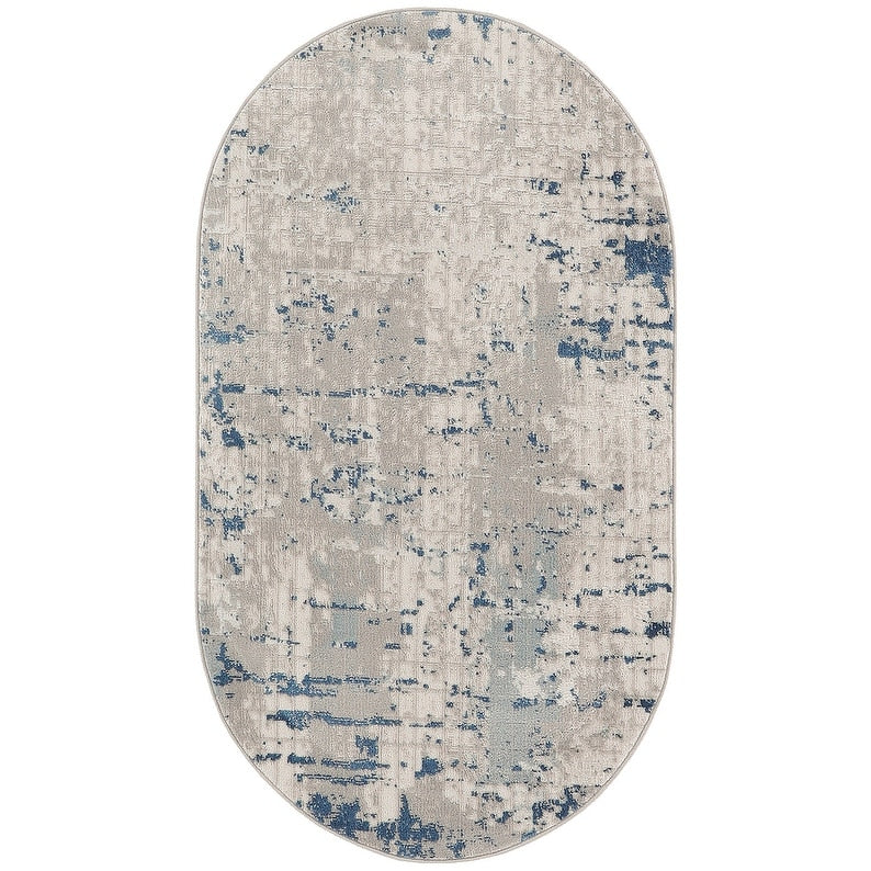 Tapis abstrait d'intérieur Nourison Quarry