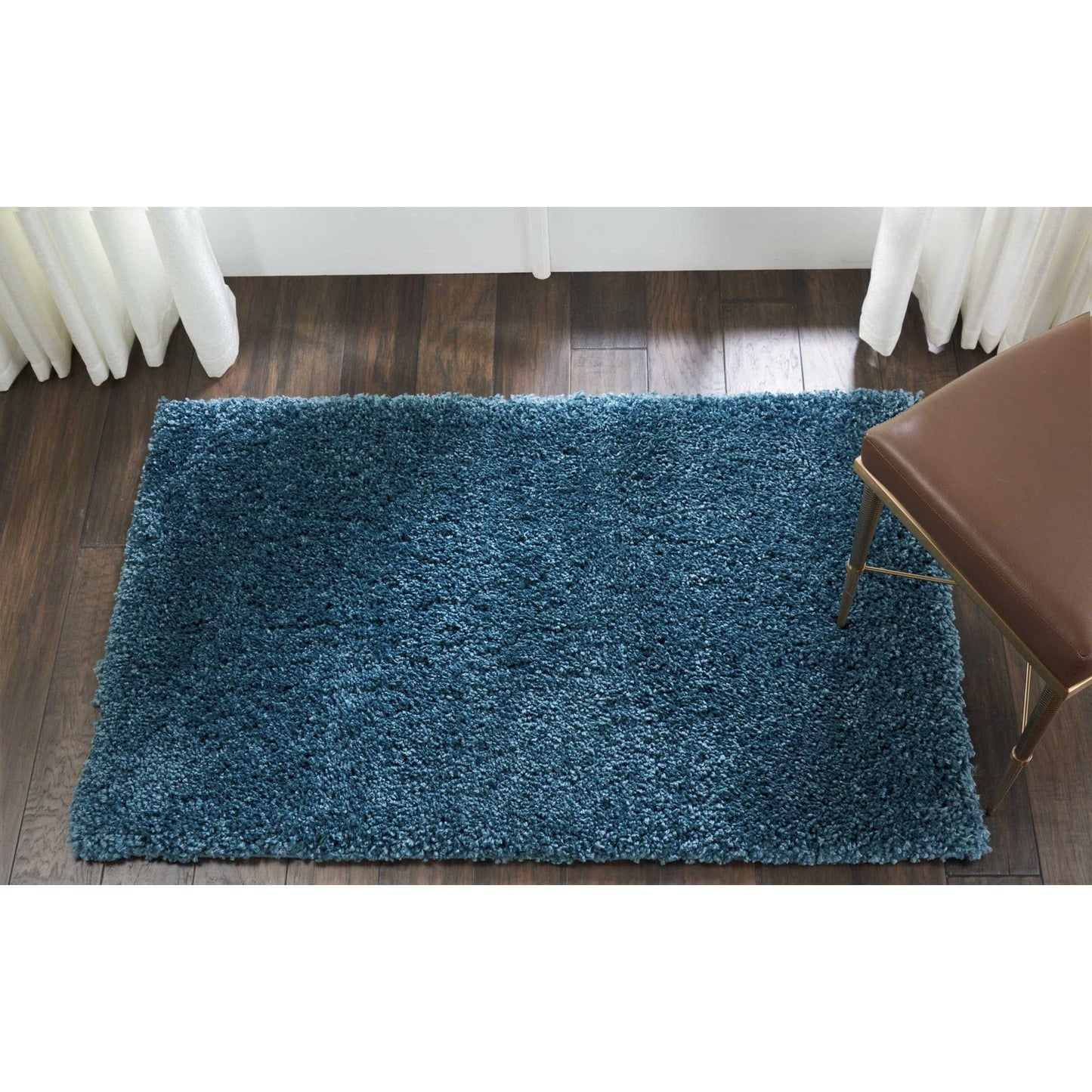Tapis moderne en peluche solide Nourison Malibu Shag