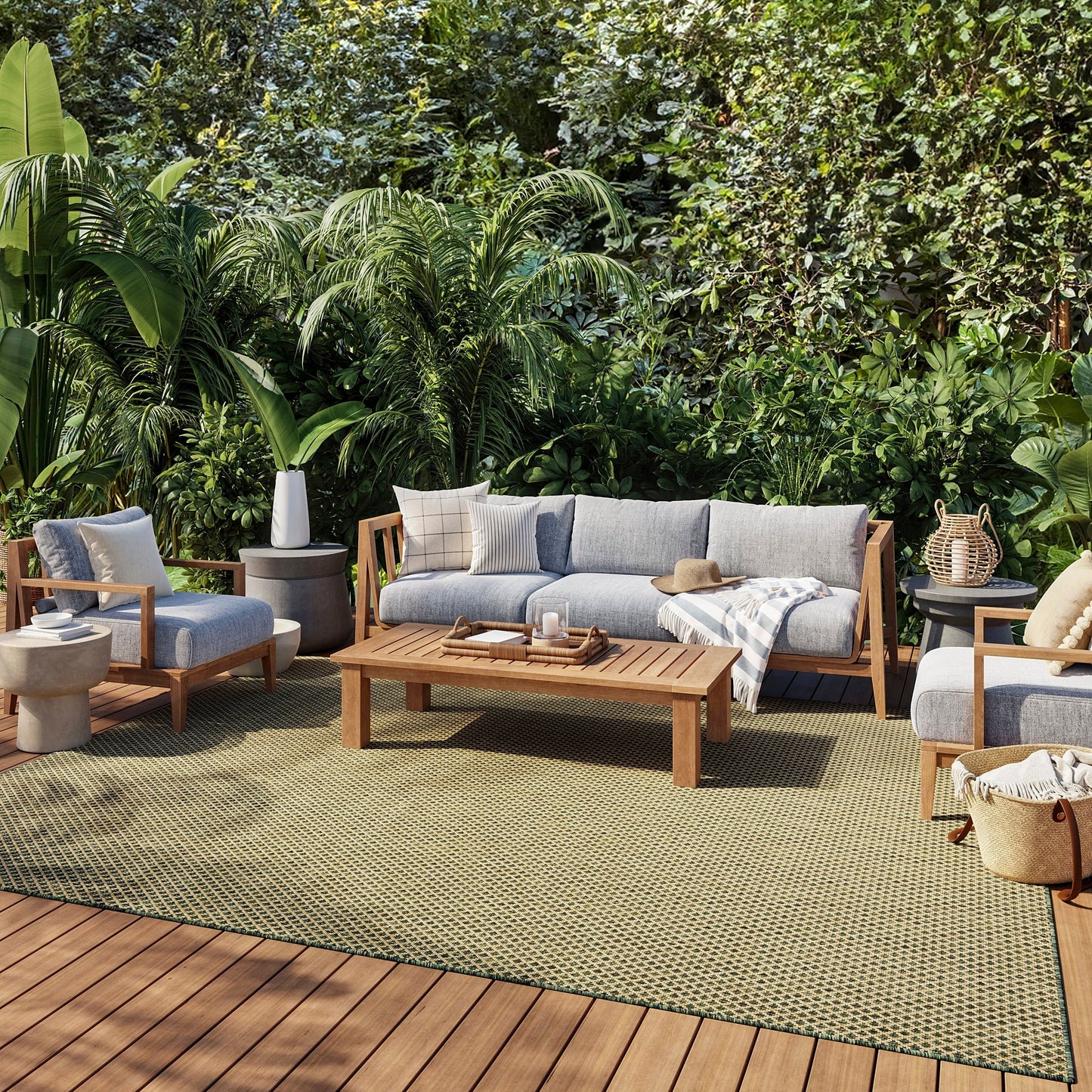 Nourison Positano Casual Modern Indoor/Outdoor Rug