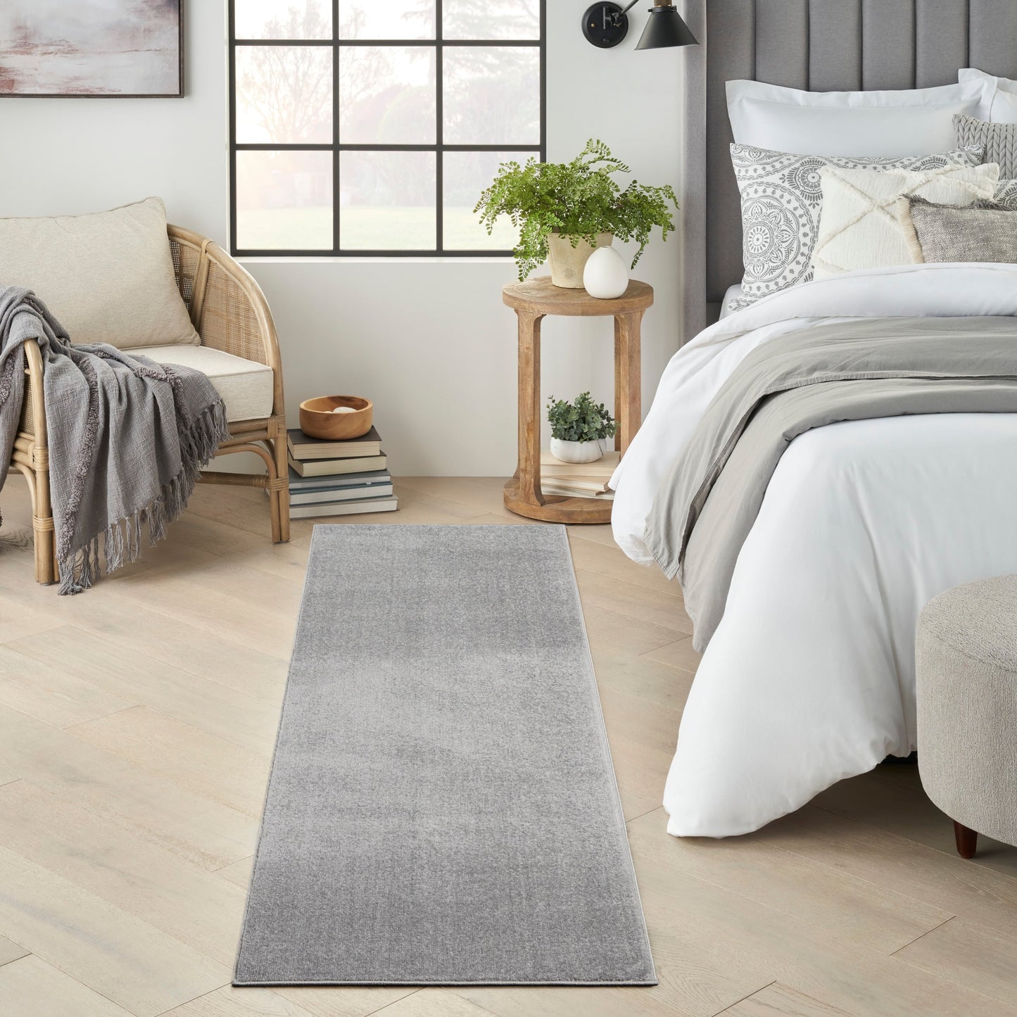Nourison Modern Solid Indoor/Outdoor Area Rug