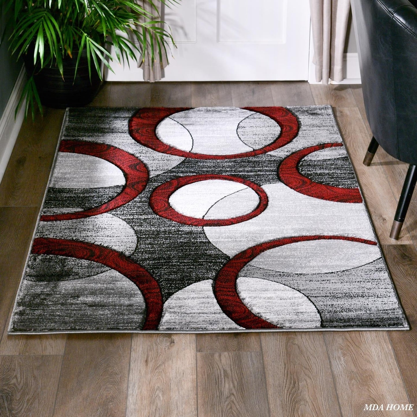 Tapis à motifs géométriques abstraits de la collection Orelsi