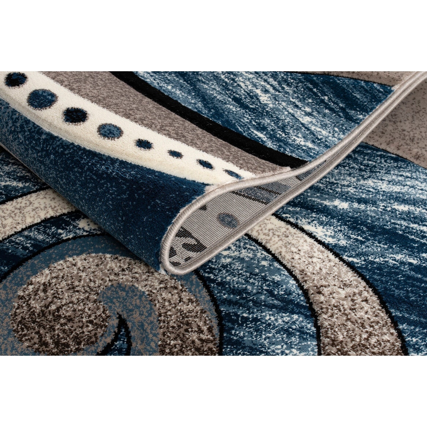 Tapis à tourbillons abstraits de la collection Rhodes