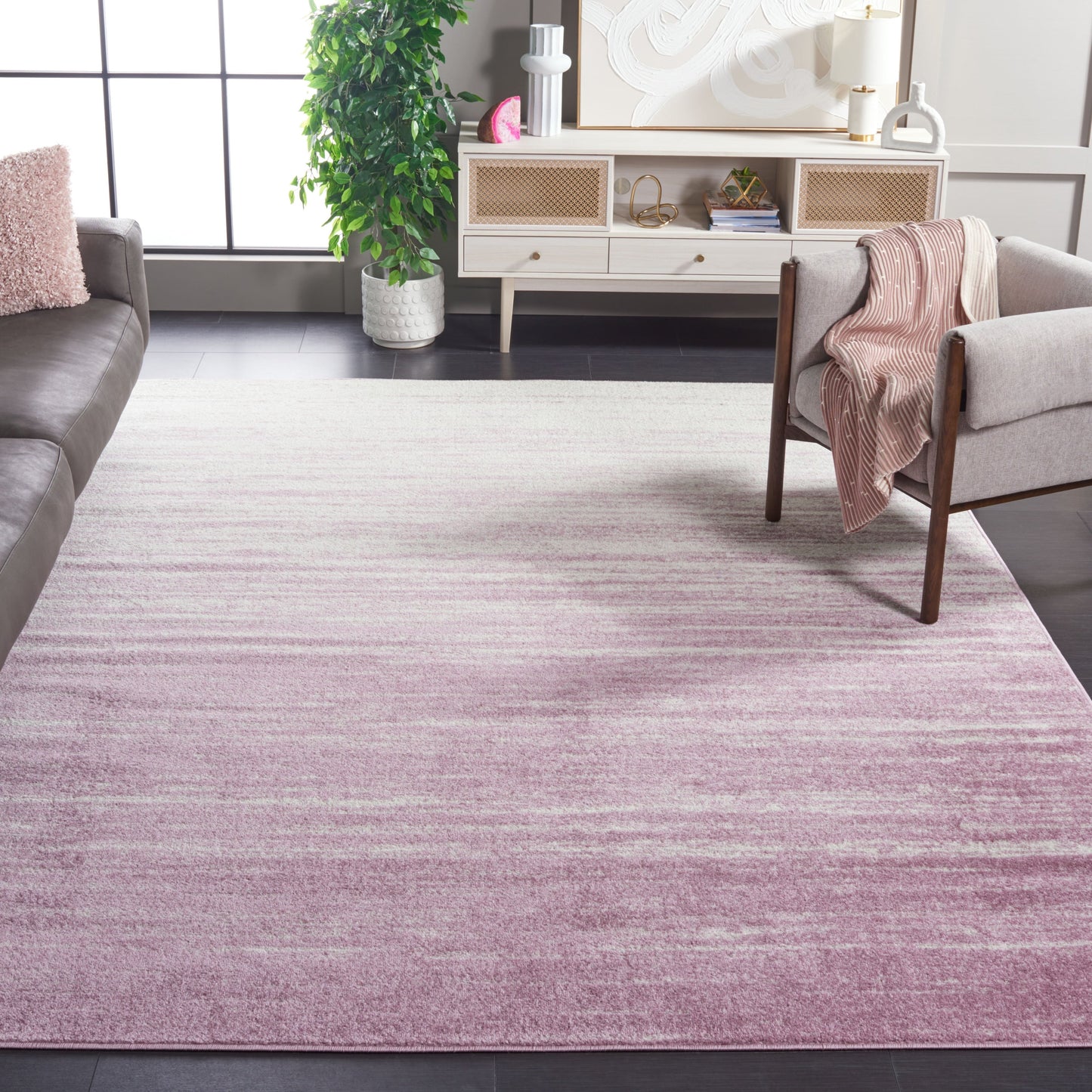 Tapis Adirondack Mieko moderne ombré vieilli SAFAVIEH
