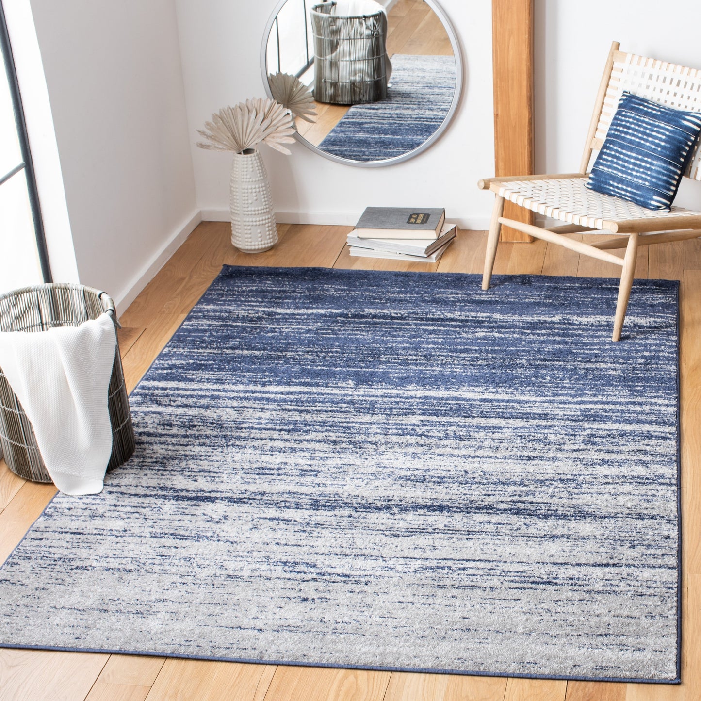 Tapis Adirondack Mieko moderne ombré vieilli SAFAVIEH