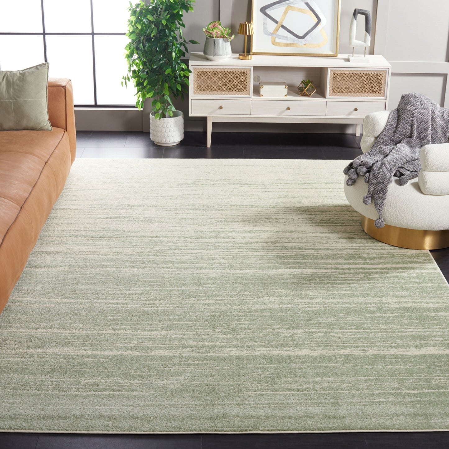 Tapis Adirondack Mieko moderne ombré vieilli SAFAVIEH