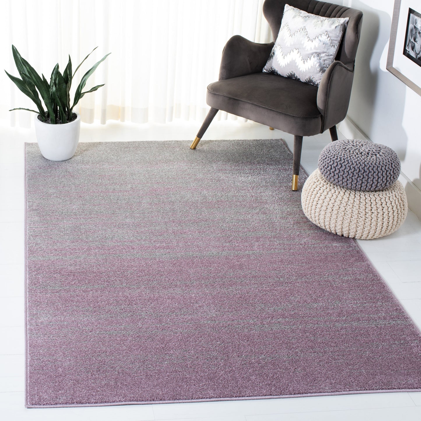 Tapis Adirondack Mieko moderne ombré vieilli SAFAVIEH