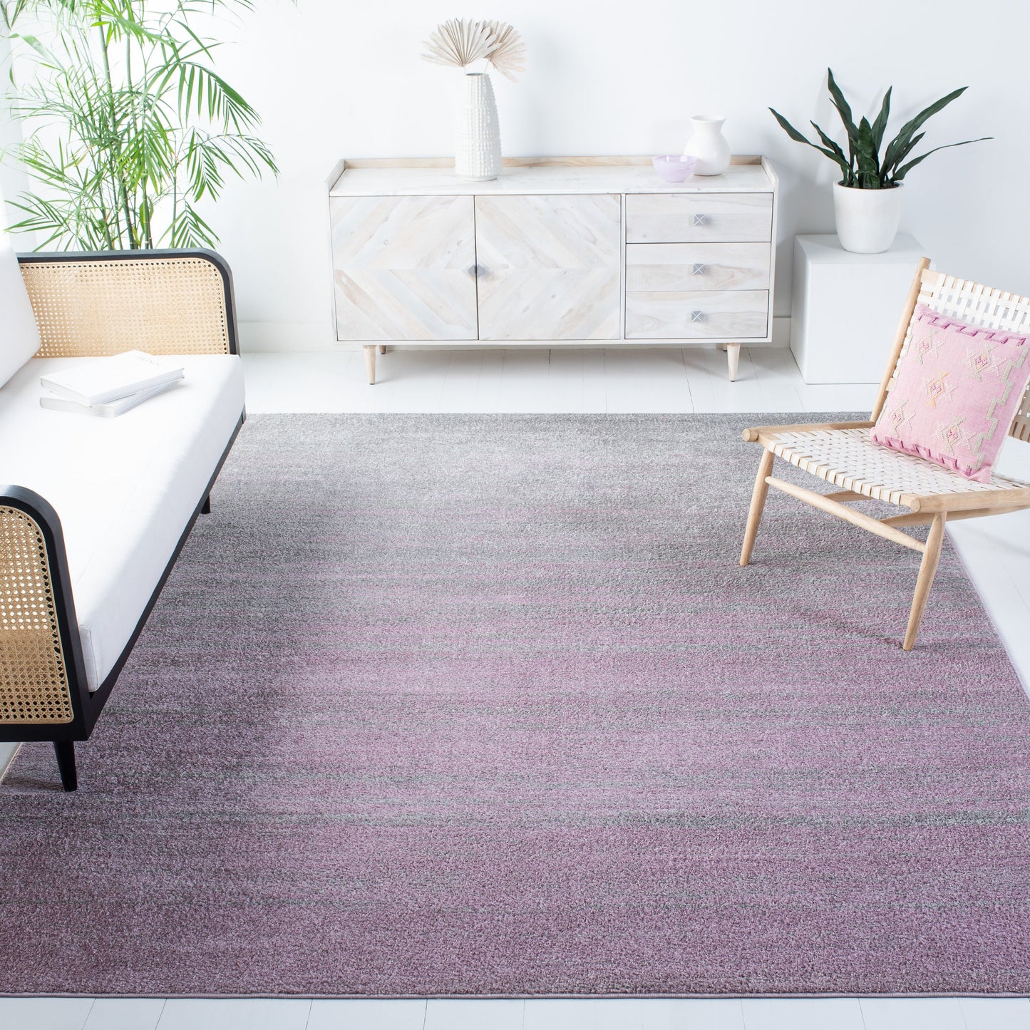 Tapis Adirondack Mieko moderne ombré vieilli SAFAVIEH
