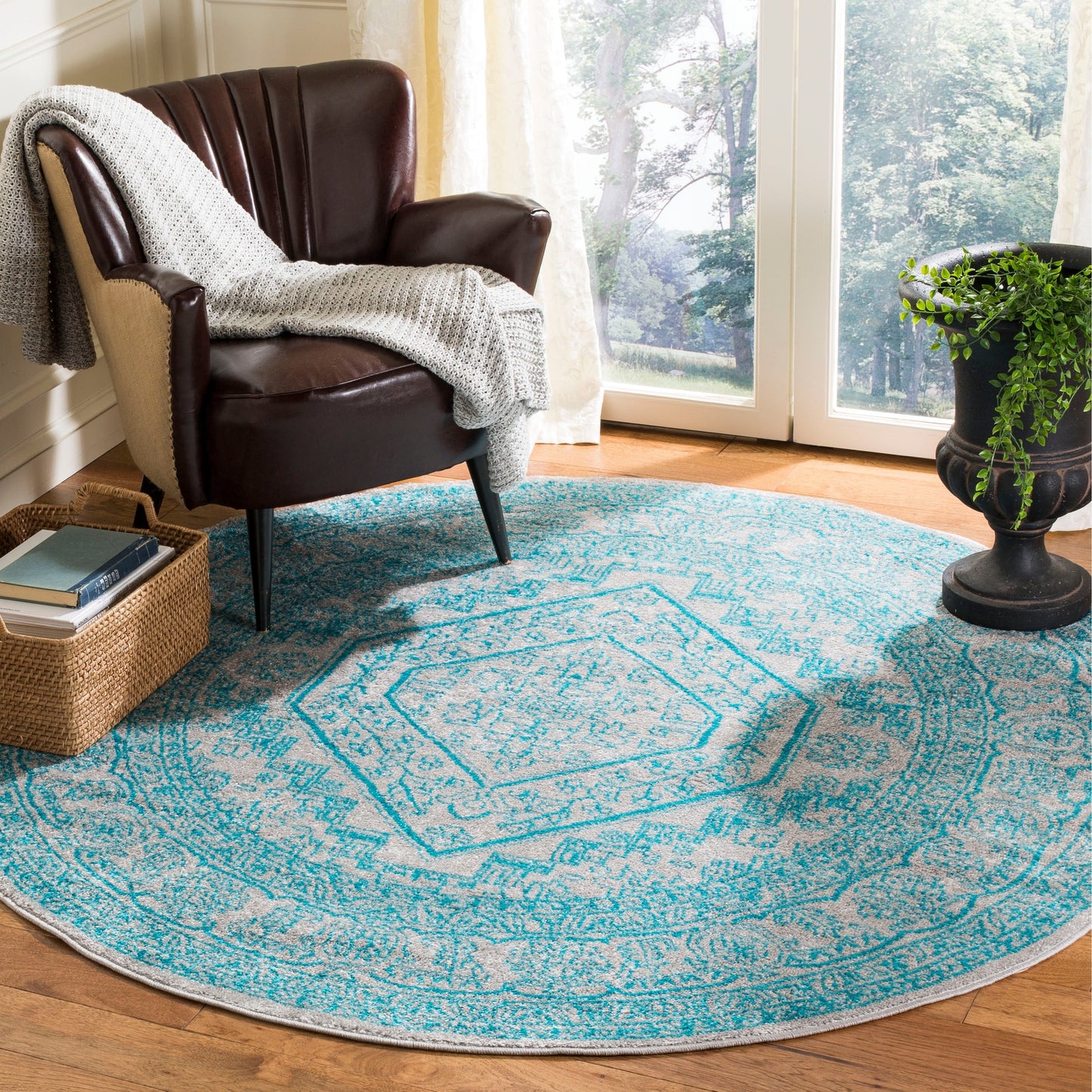 Tapis médaillon oriental rustique Adirondack Sian de SAFAVIEH