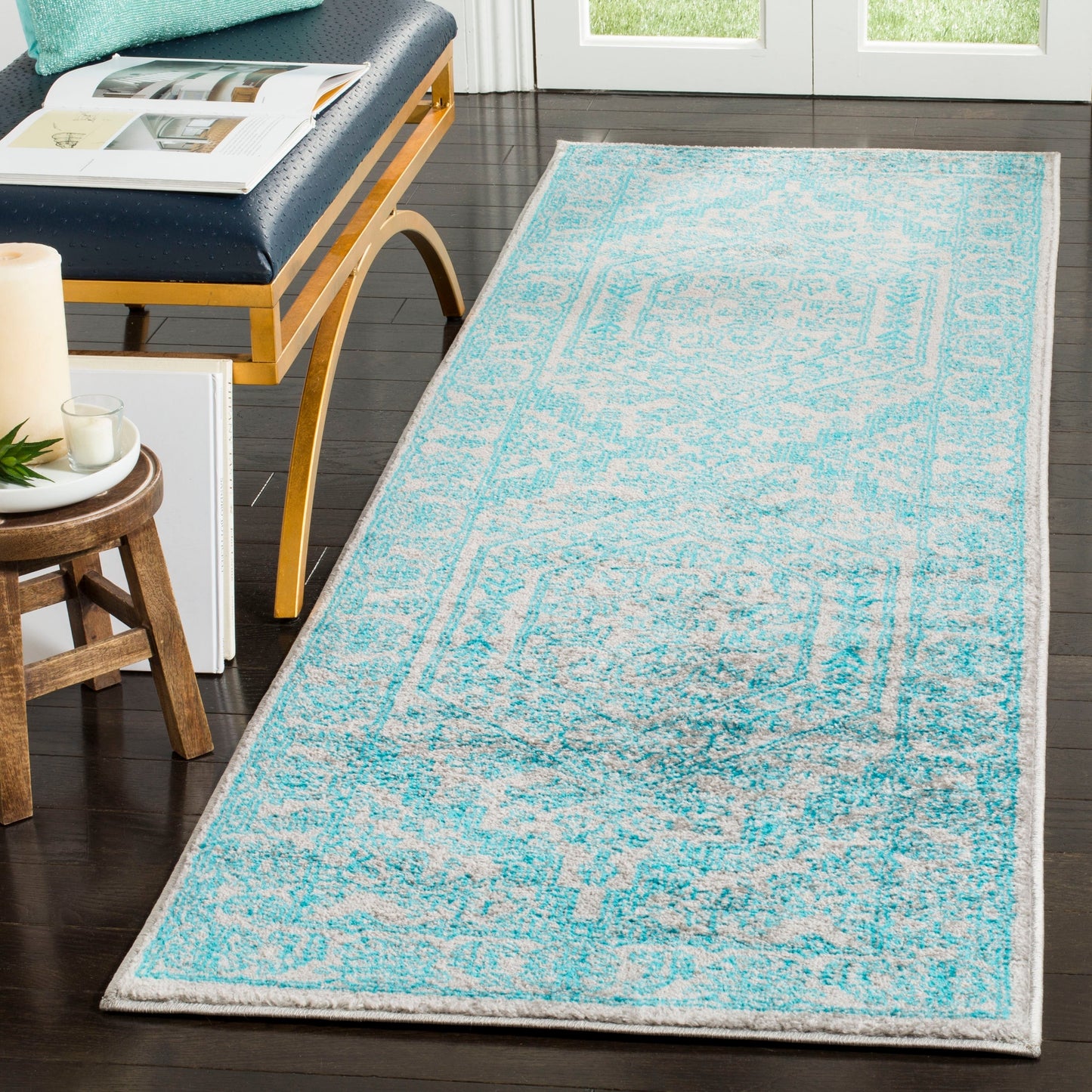 Tapis médaillon oriental rustique Adirondack Sian de SAFAVIEH