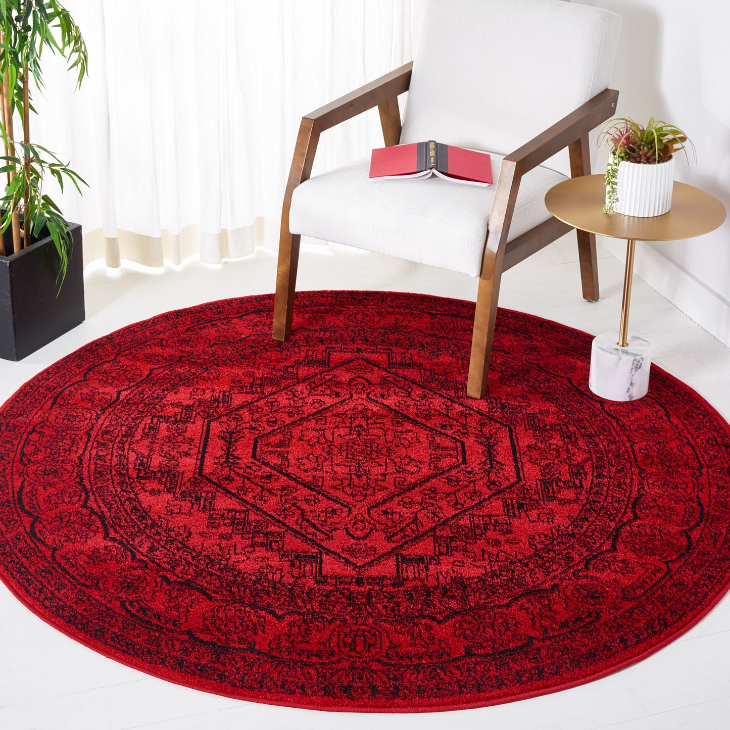 Tapis médaillon oriental rustique Adirondack Sian de SAFAVIEH