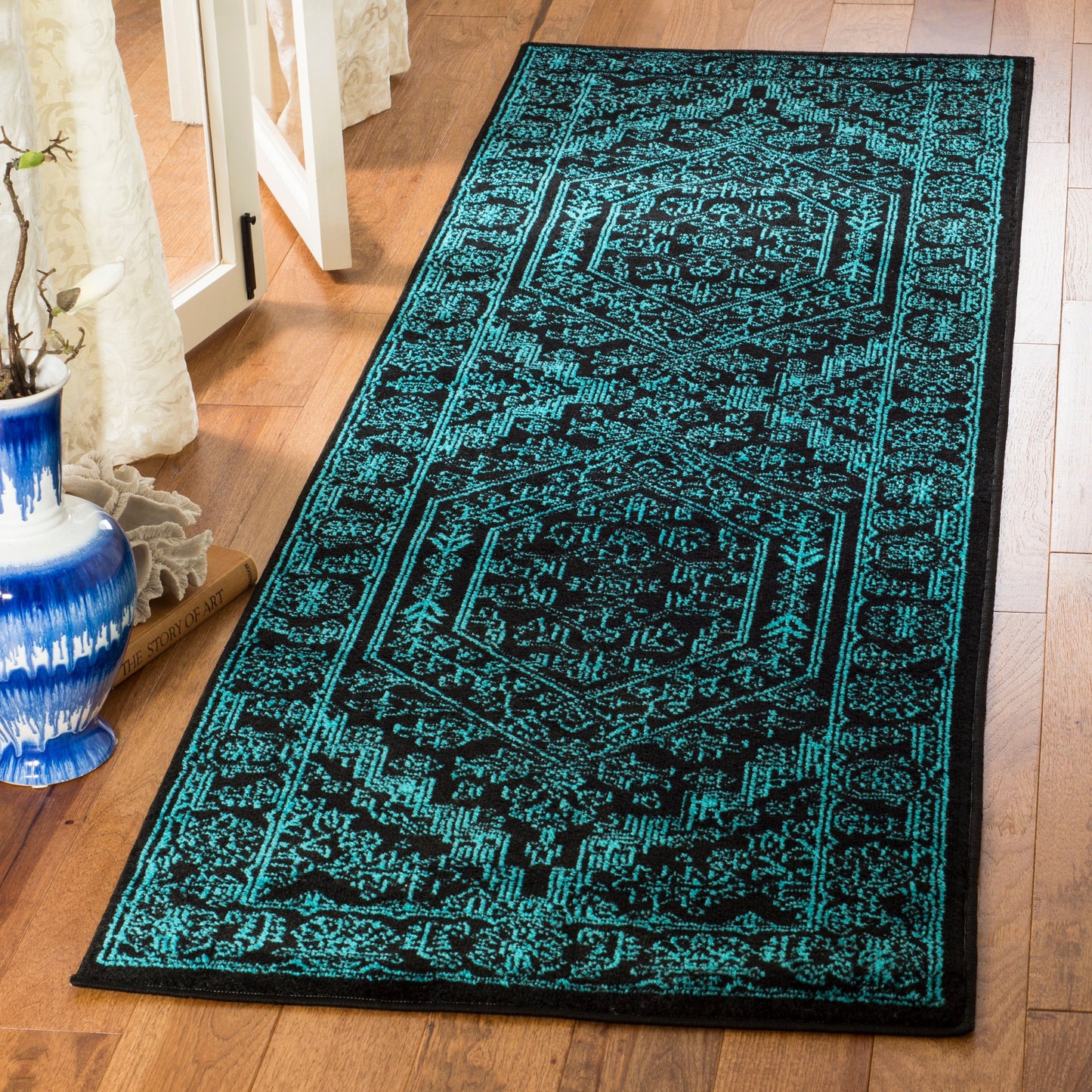 Tapis médaillon oriental rustique Adirondack Sian de SAFAVIEH