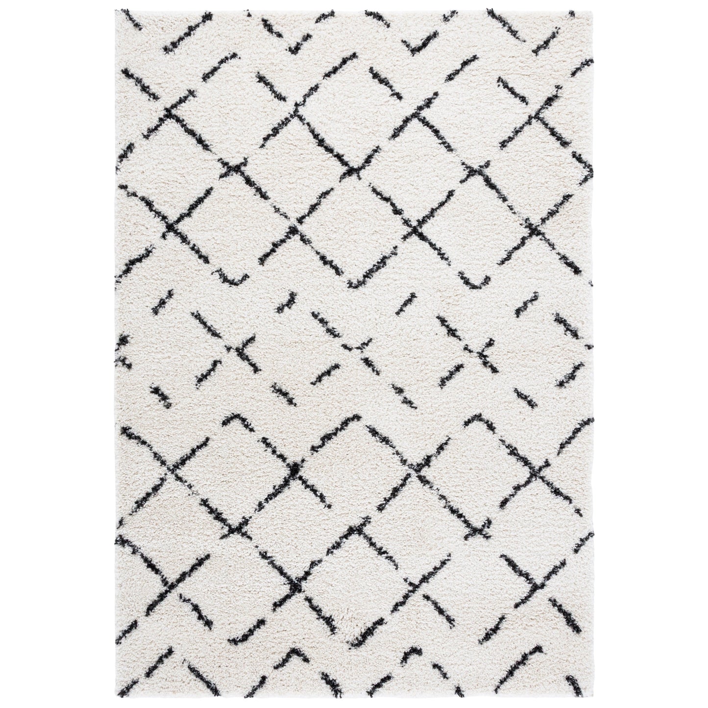 Tapis SAFAVIEH Arizona Shag Ghinwa de 1,2 pouce d'épaisseur