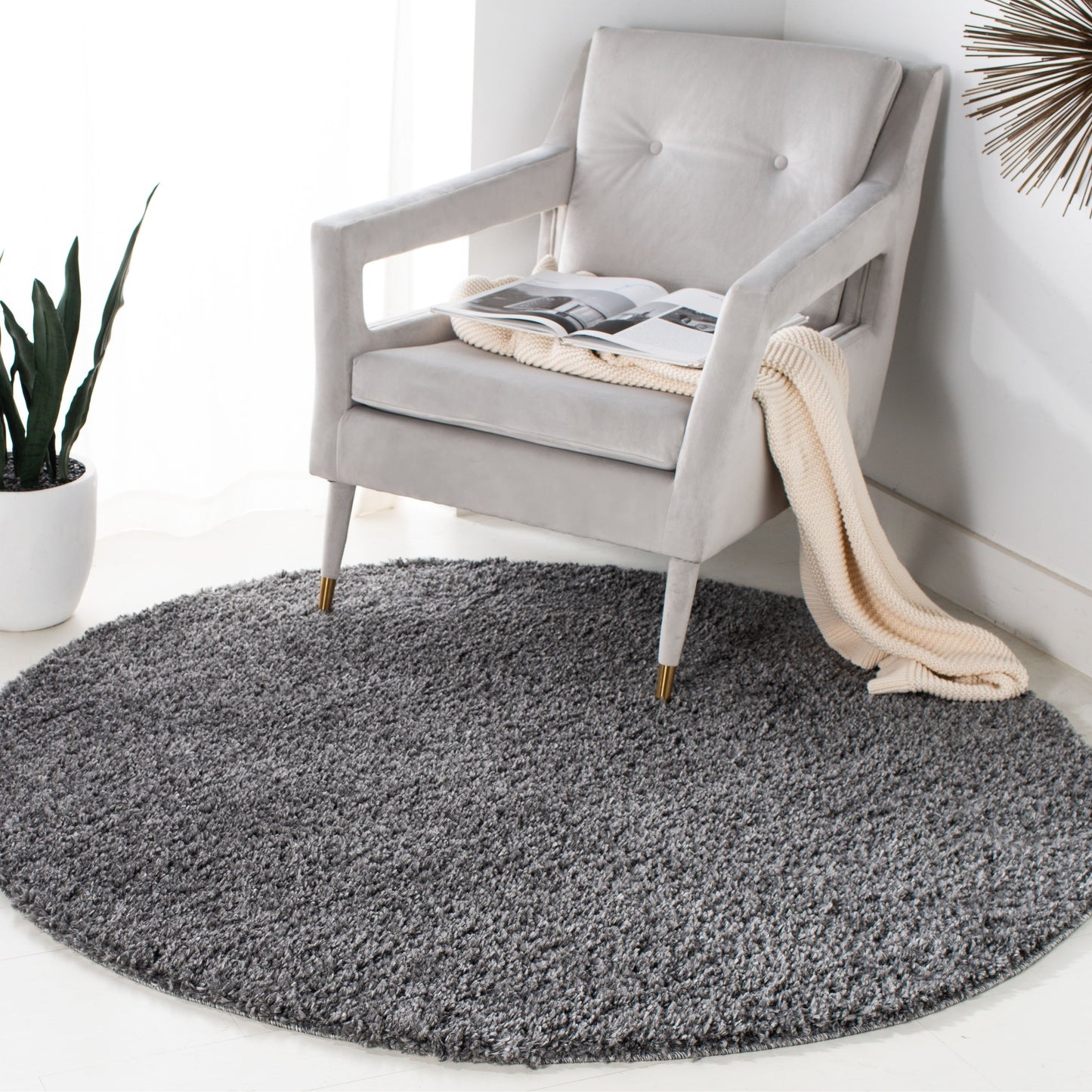 Tapis à poils longs SAFAVIEH August Wilhelma de 3 cm d'épaisseur
