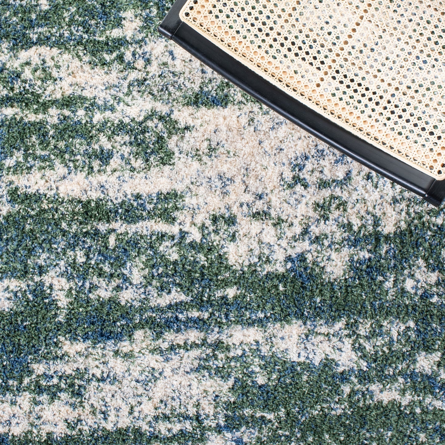 Tapis berbère Shag Tikvah moderne SAFAVIEH de 1,2 pouce d'épaisseur