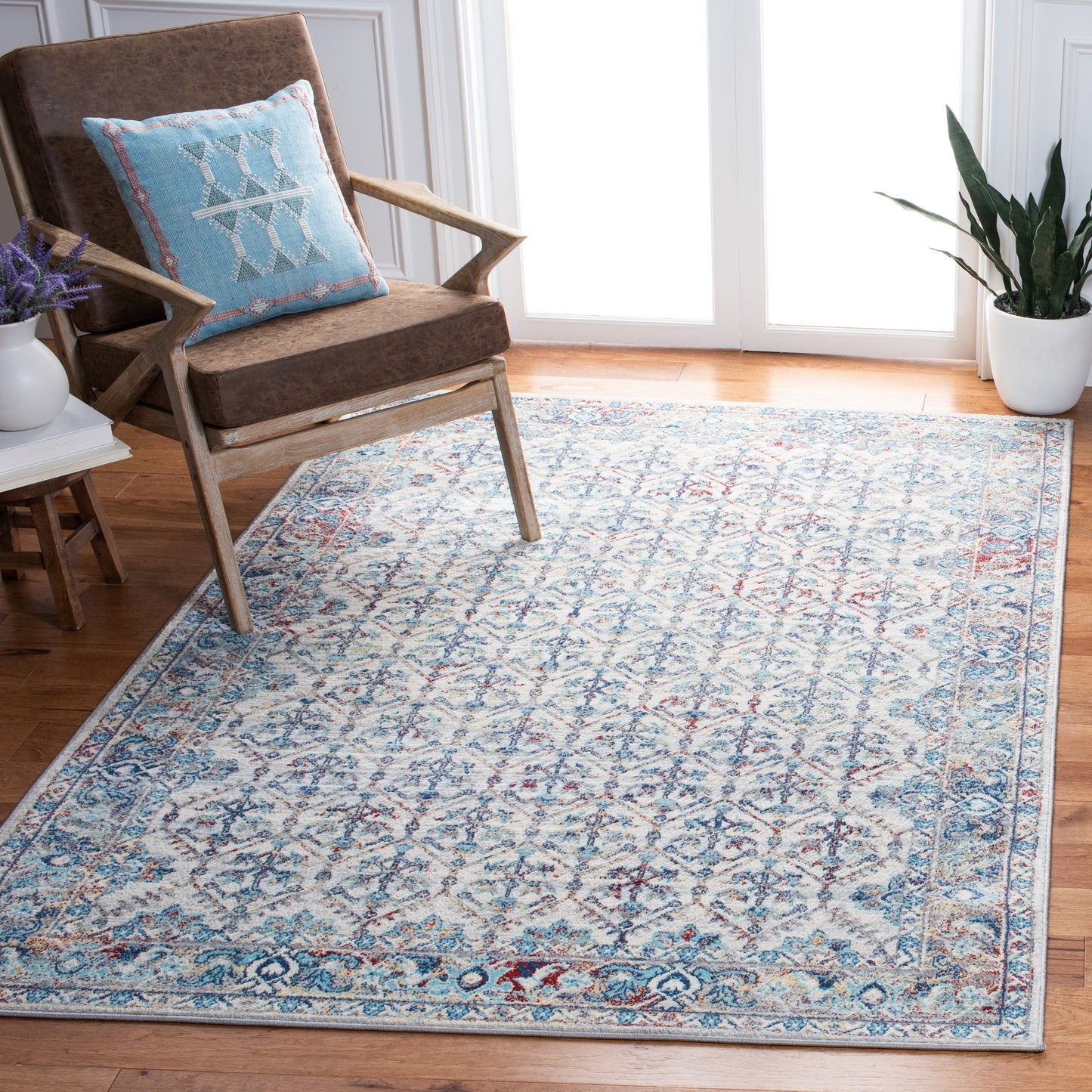 Tapis treillis oriental damassé SAFAVIEH Brentwood Paunica
