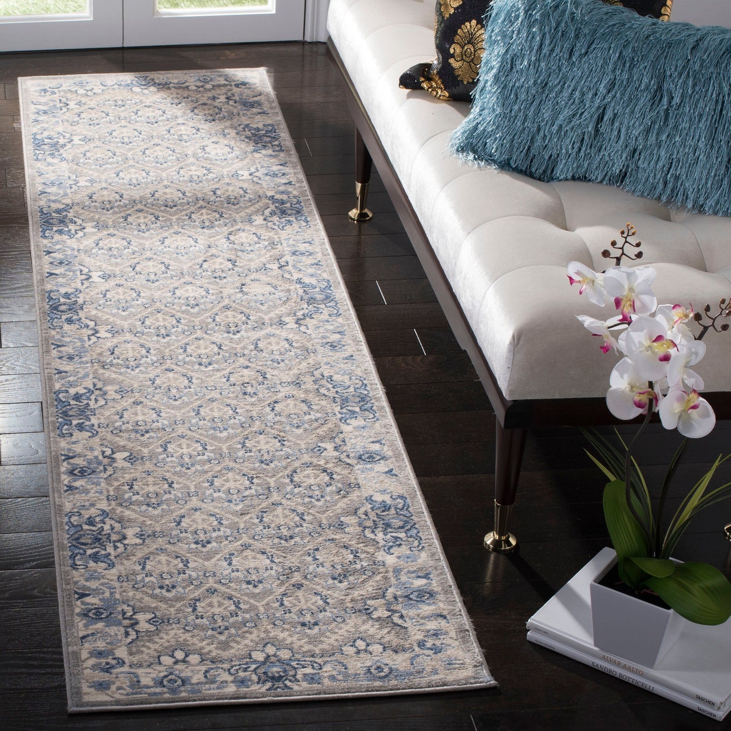 Tapis treillis oriental damassé SAFAVIEH Brentwood Paunica