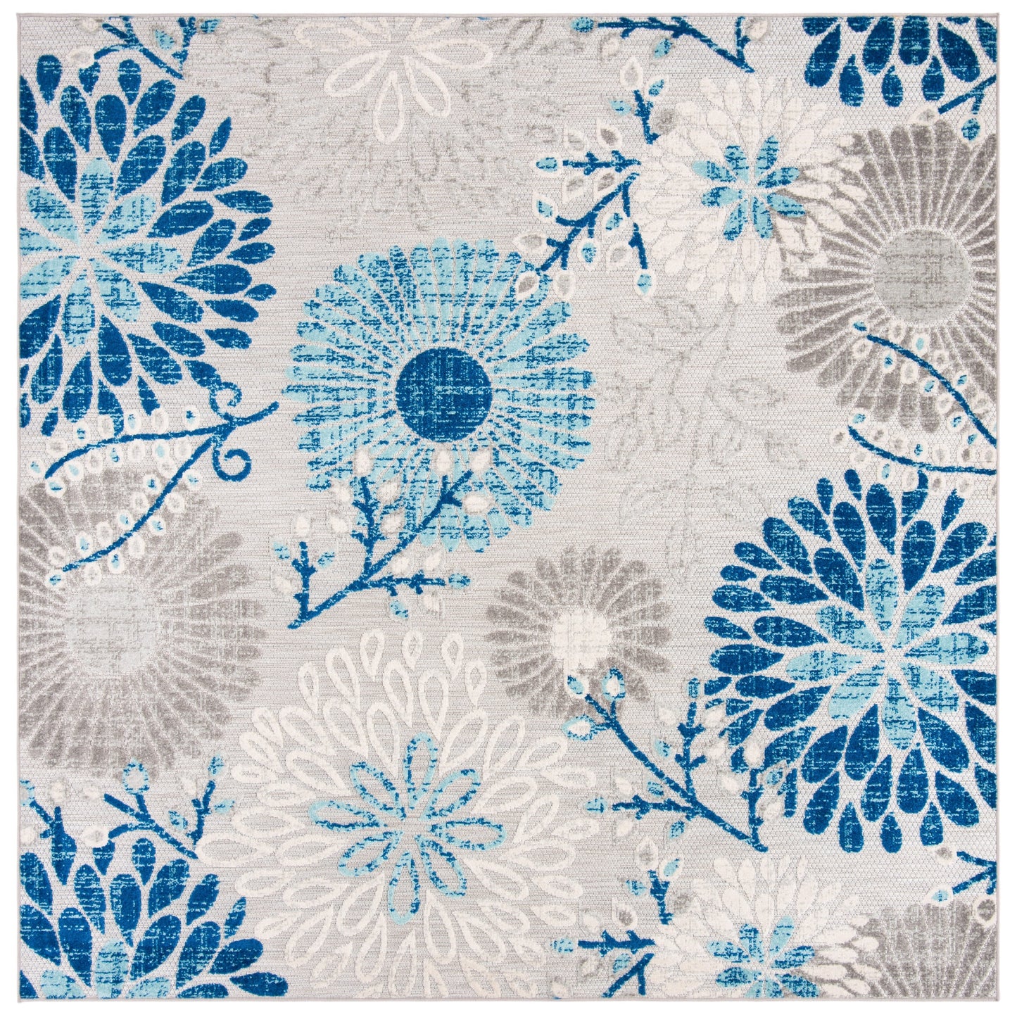SAFAVIEH Cabana Hillechien Indoor/ Outdoor Waterproof Patio Floral Rug