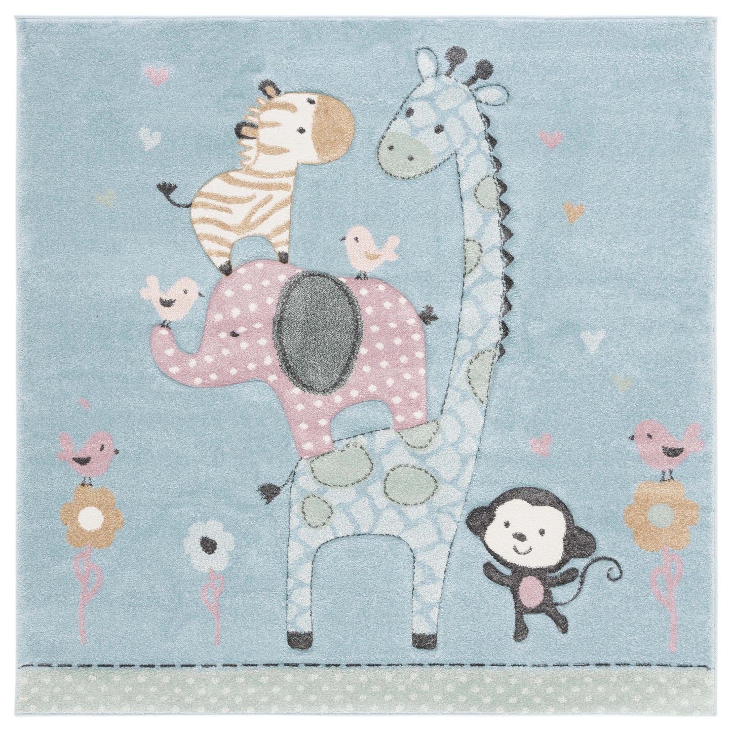 Tapis animalier SAFAVIEH Carousel Kids Miharu