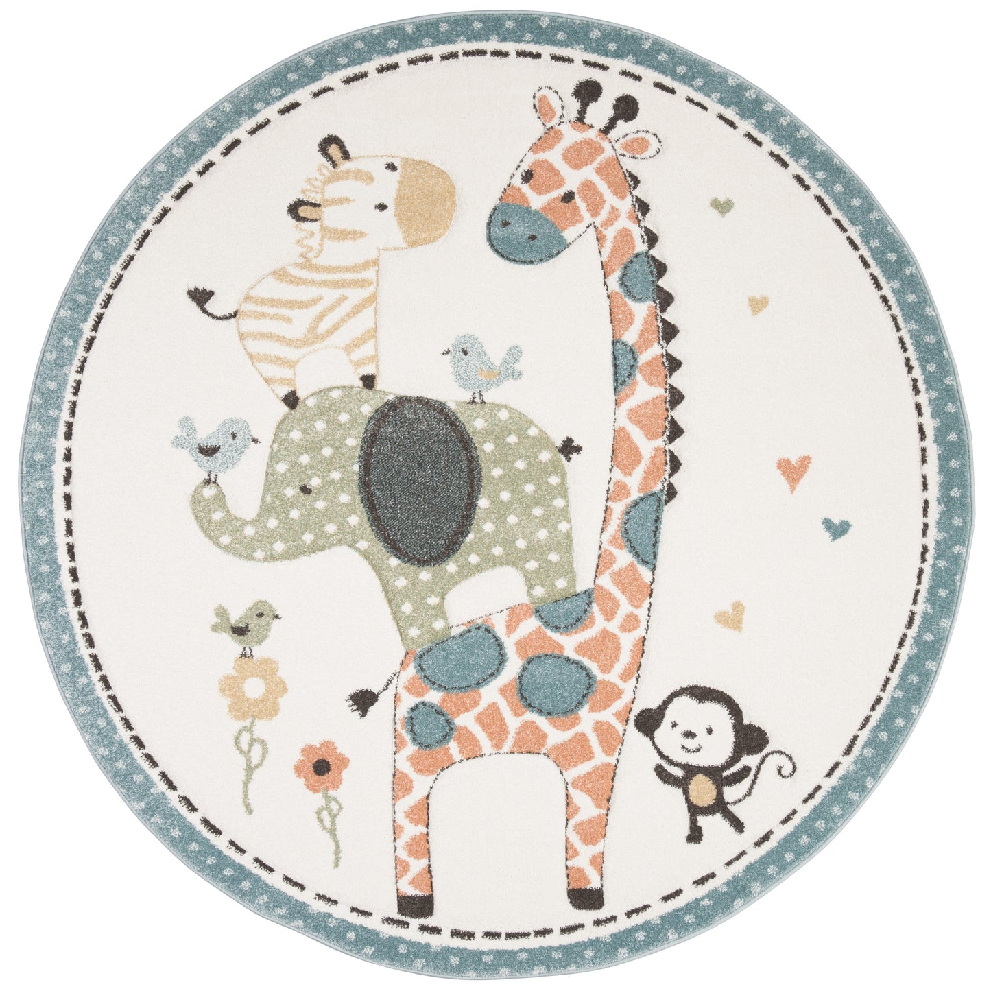 Tapis animalier SAFAVIEH Carousel Kids Miharu