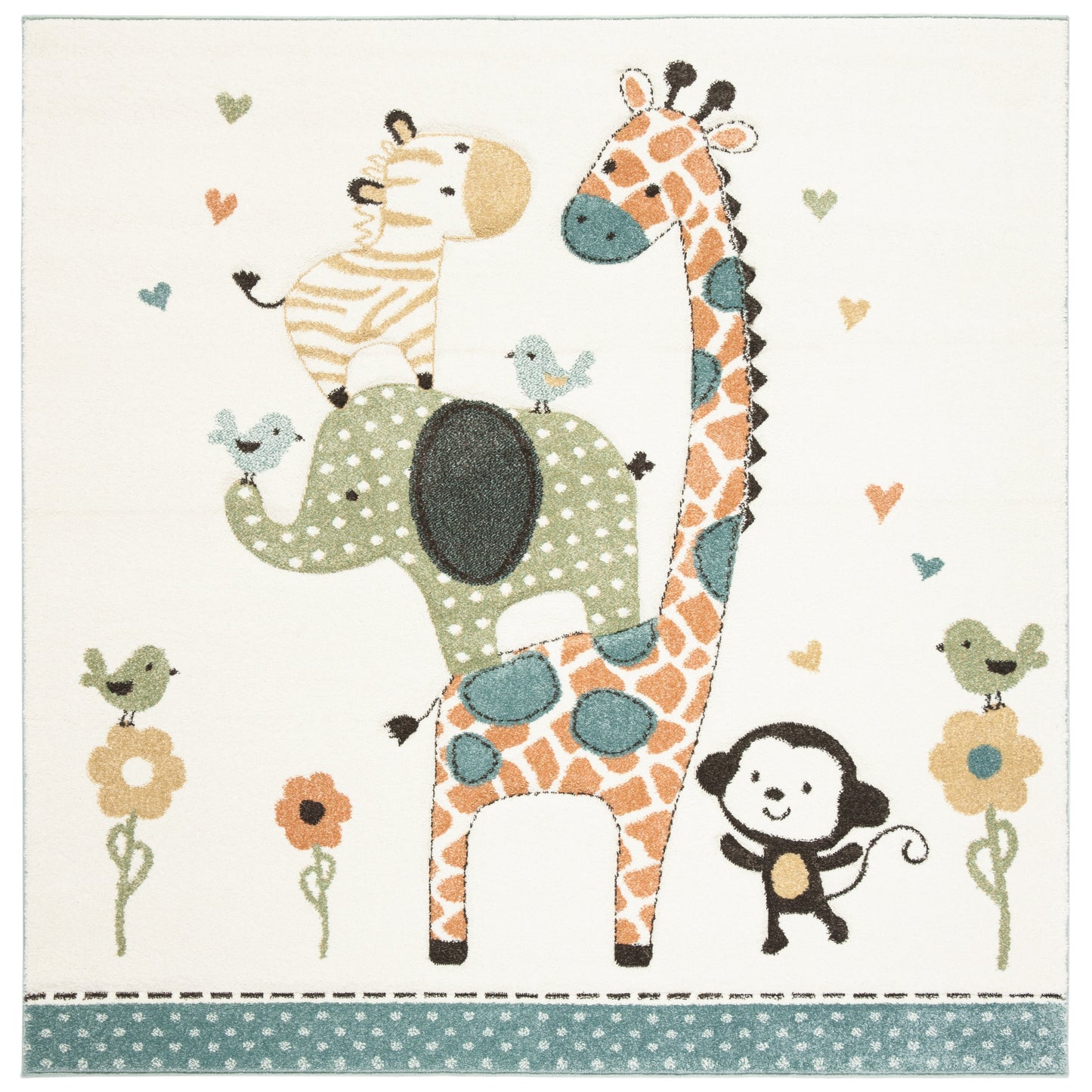 Tapis animalier SAFAVIEH Carousel Kids Miharu
